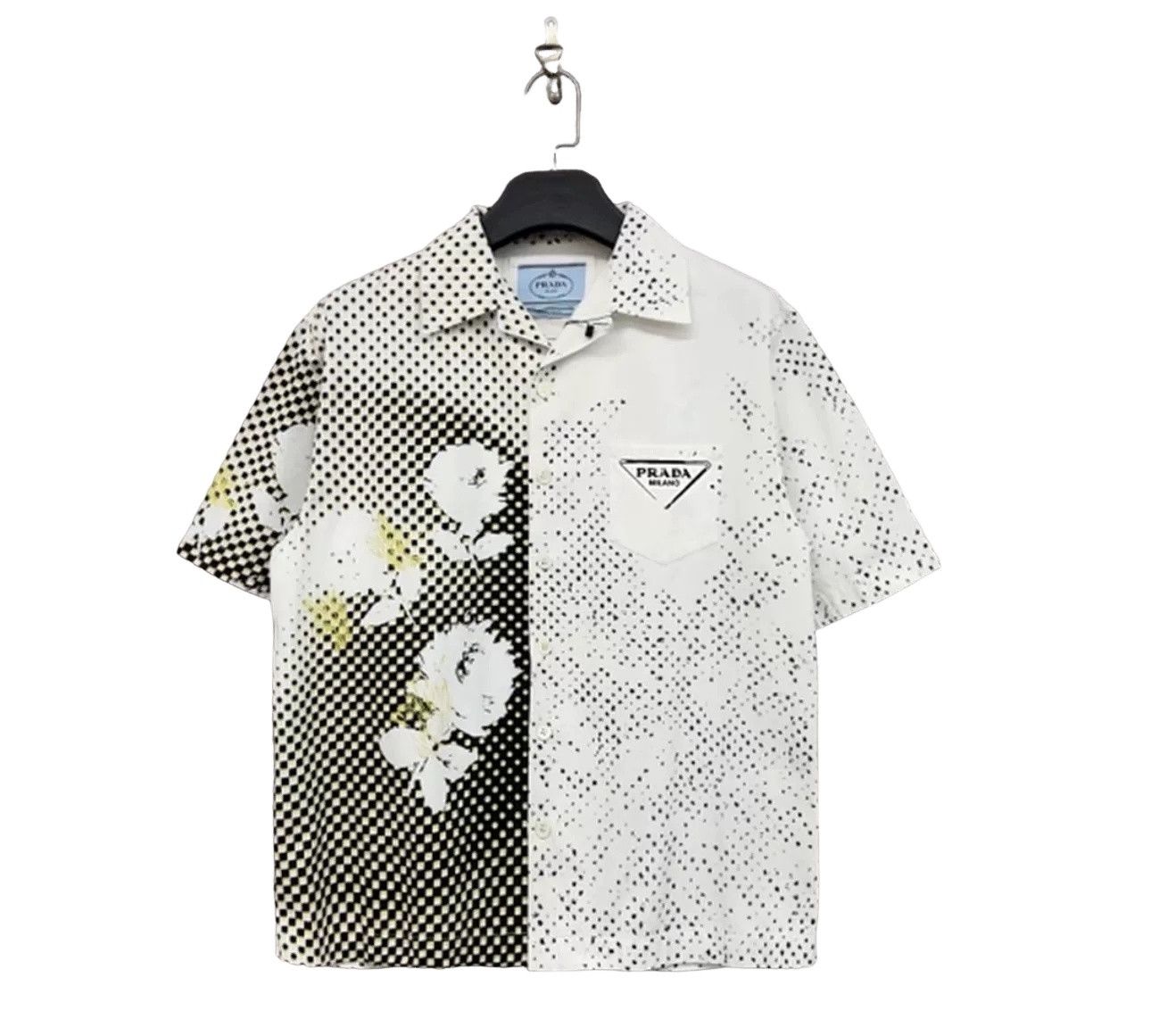 Prada Prada Double Match Printed Shirt Size L Size US L / EU 52-54 / 3 - 1 Thumbnail