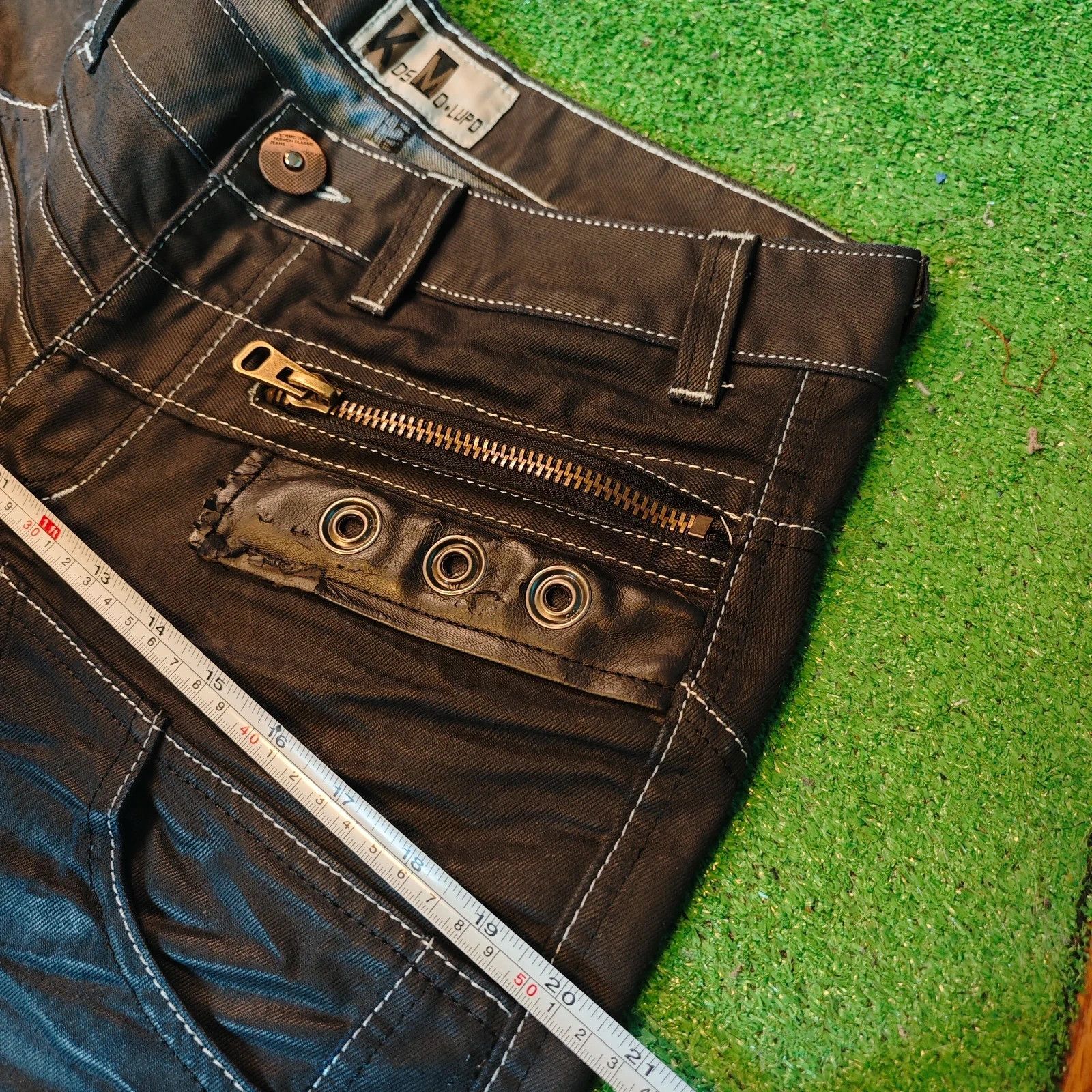 Other Kosmo Lupo Jeans Mens 32 black straight y2k drip Size US 32 / EU 48 - 18 Thumbnail