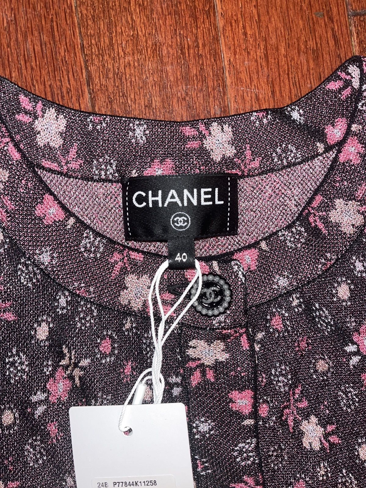 Chanel Chanel Floral Blluse Size S / US 4 / IT 40 - 5 Thumbnail