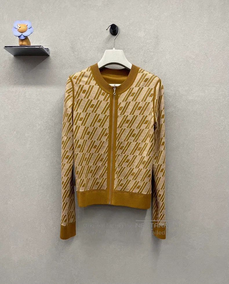Hermes Hermes Caramel-colored cardigan jacket Size XS / US 0-2 / IT 36-38 - 3 Thumbnail