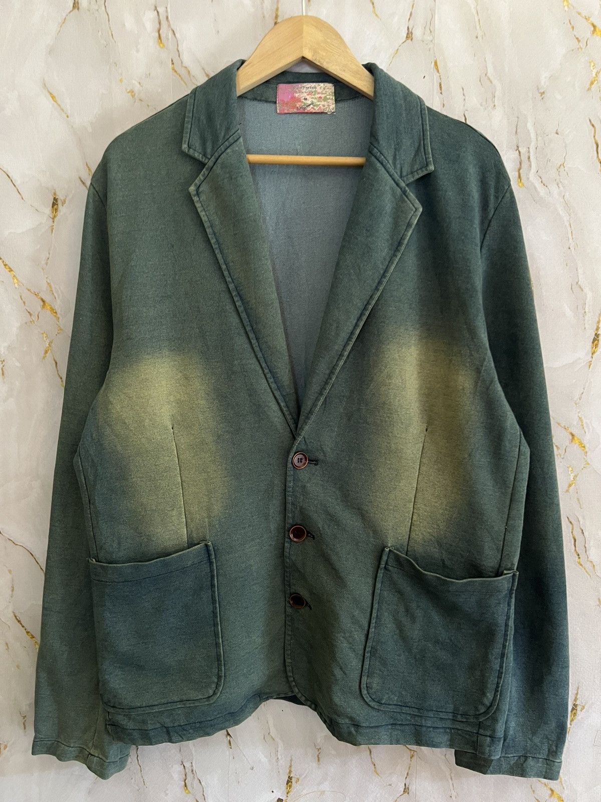 Japanese Brand Pale Fresco Denim Jacket – Classic Vintage Style Size US L / EU 52-54 / 3 - 1 Thumbnail