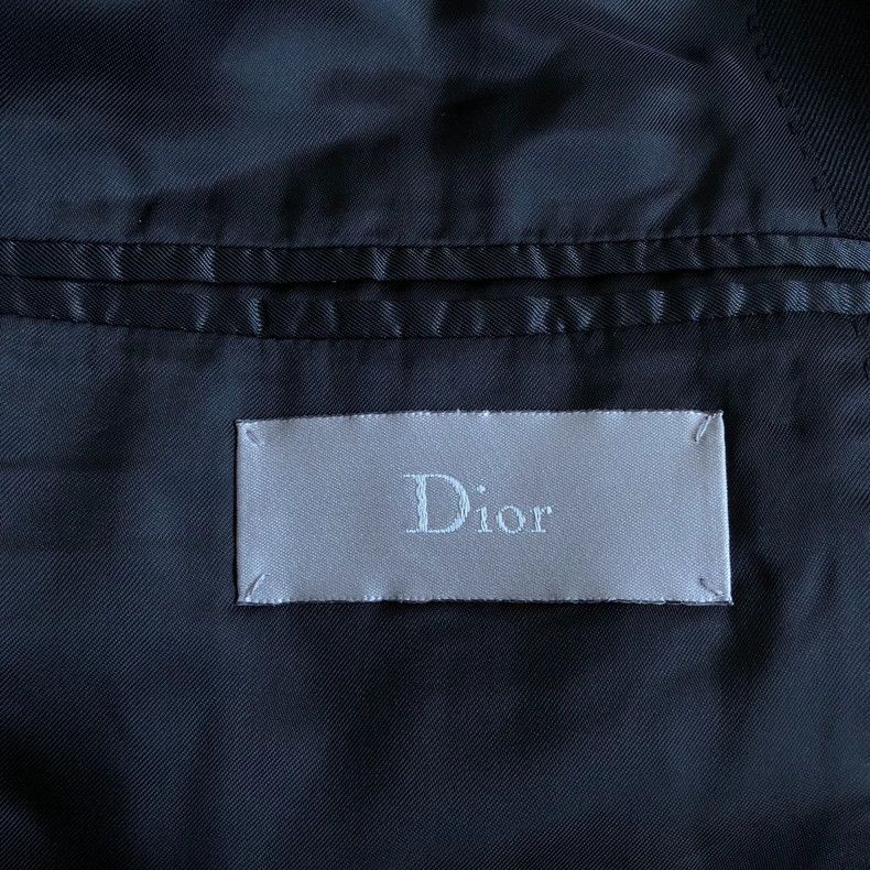 Dior Dior Striped stitching back zipper wool suit jacket 2501-Ne Size US S / EU 44-46 / 1 - 5 Thumbnail