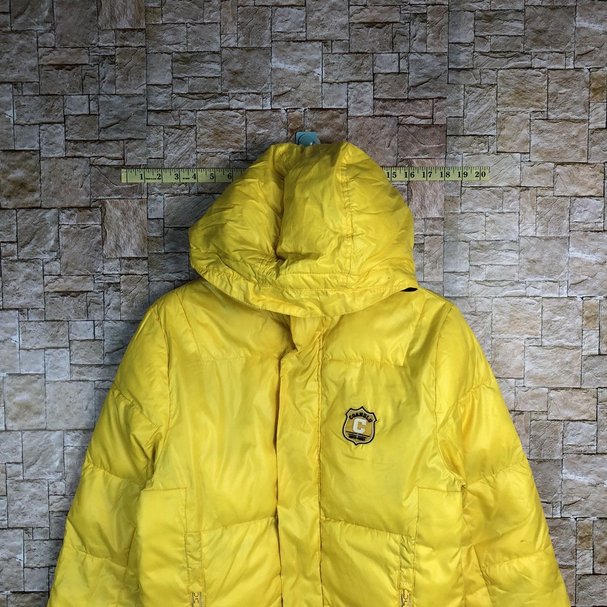 Japanese Brand Coandus Yellow puffer jacket #A236 Size US M / EU 48-50 / 2 - 2 Thumbnail