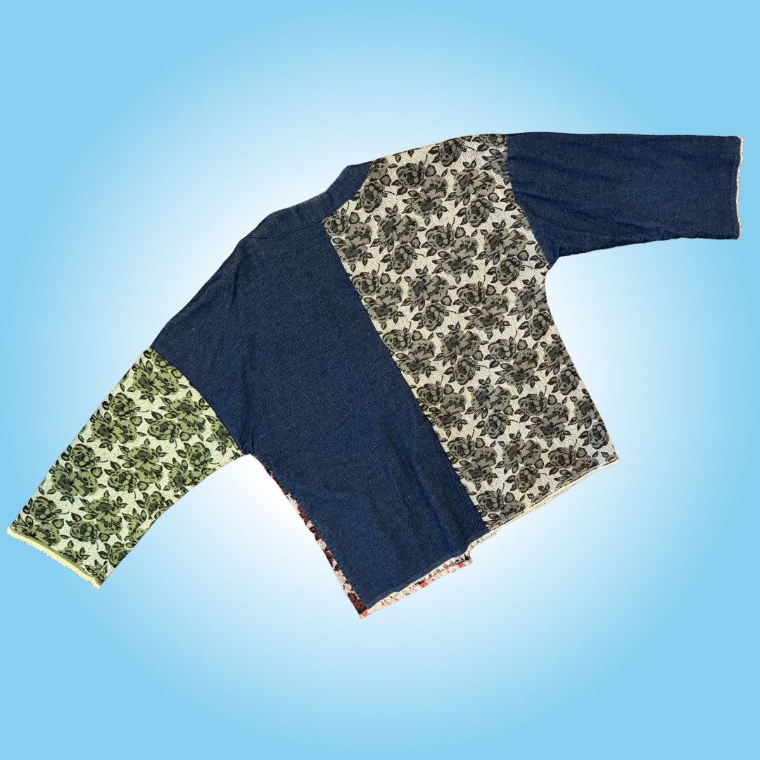 FRIED RICE Unisex Floral & Denim Kimono Size US L / EU 52-54 / 3 - 3 Thumbnail