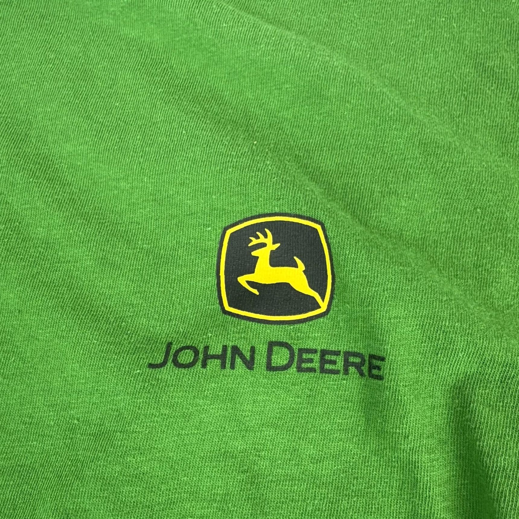 John Deere VINTAGE John Deere Shirt Mens Small Green Long Sleeve Nothing Runs Like A Deere Tee Size US S / EU 44-46 / 1 - 2 Thumbnail