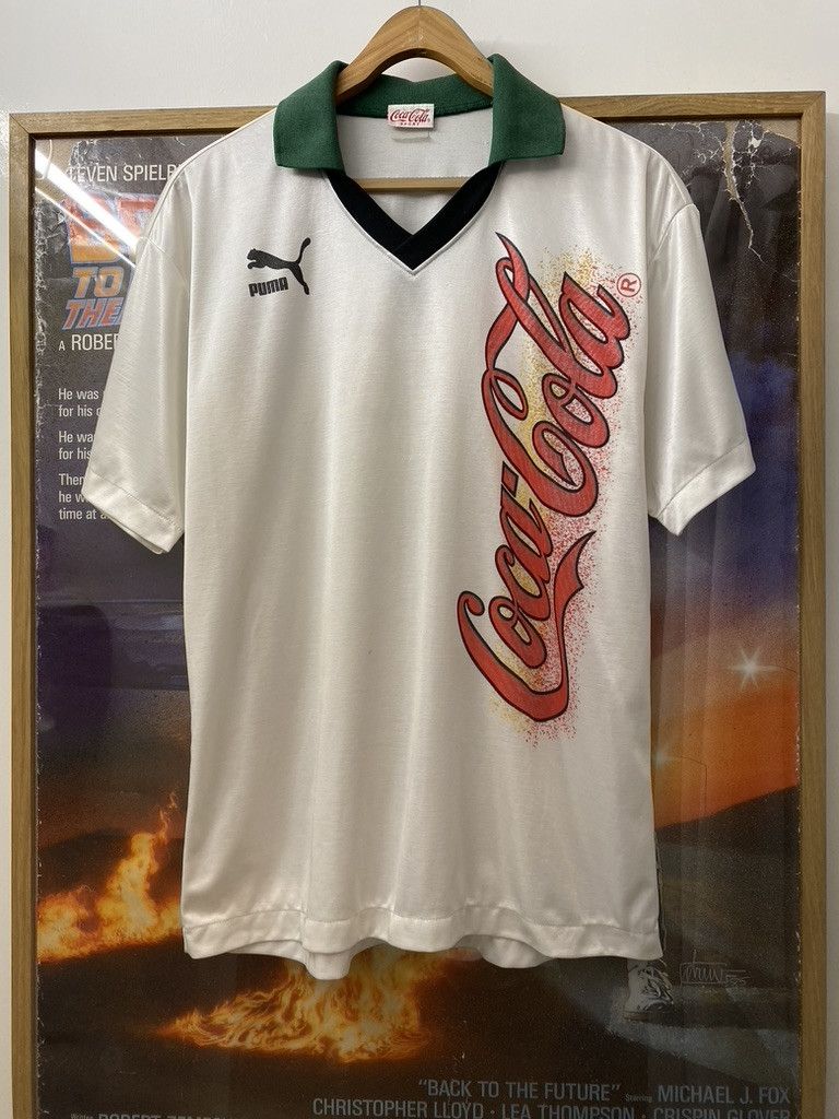 Puma 90s Vintage Puma Sport Coca-Cola Sponsor Football Top Size US L / EU 52-54 / 3 - 1 Thumbnail
