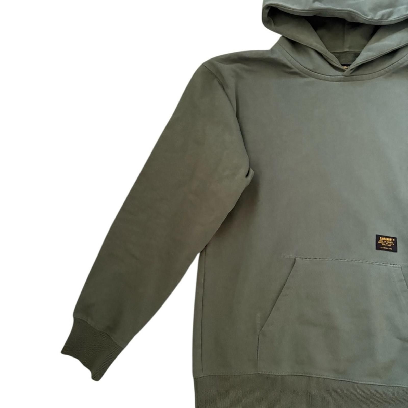 Carhartt Carhartt WIP Loopback Cotton Blend Jersey Hoodie Amy Green Size US S / EU 44-46 / 1 - 6 Thumbnail