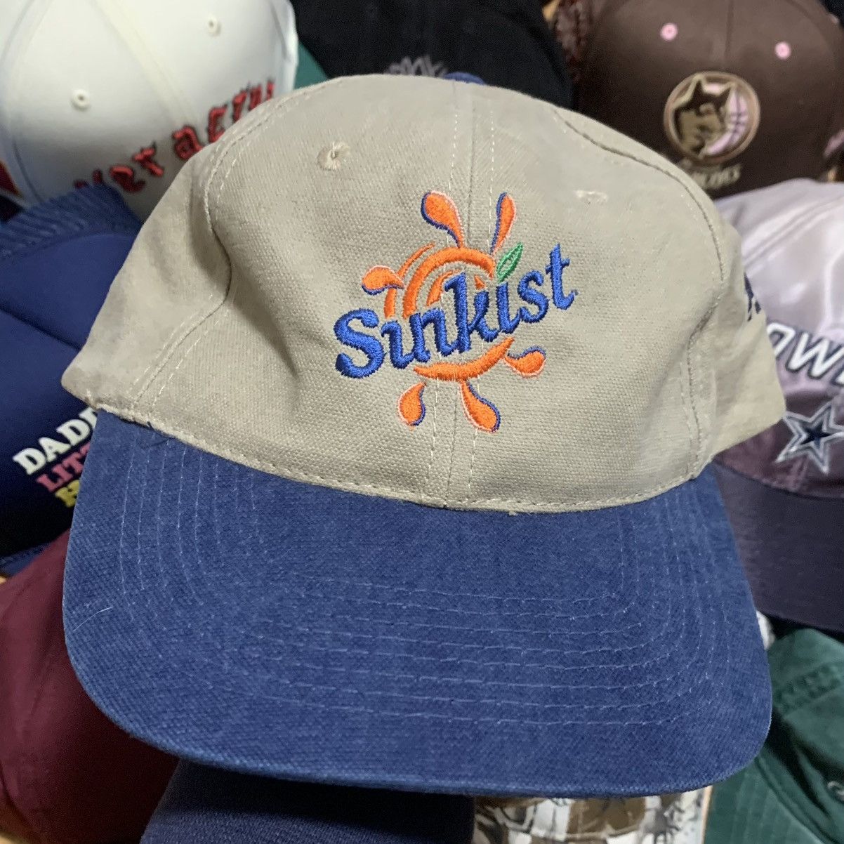 Vintage 90’s Sunkist Soda Strapback Hat / Cap Size ONE SIZE - 1 Thumbnail