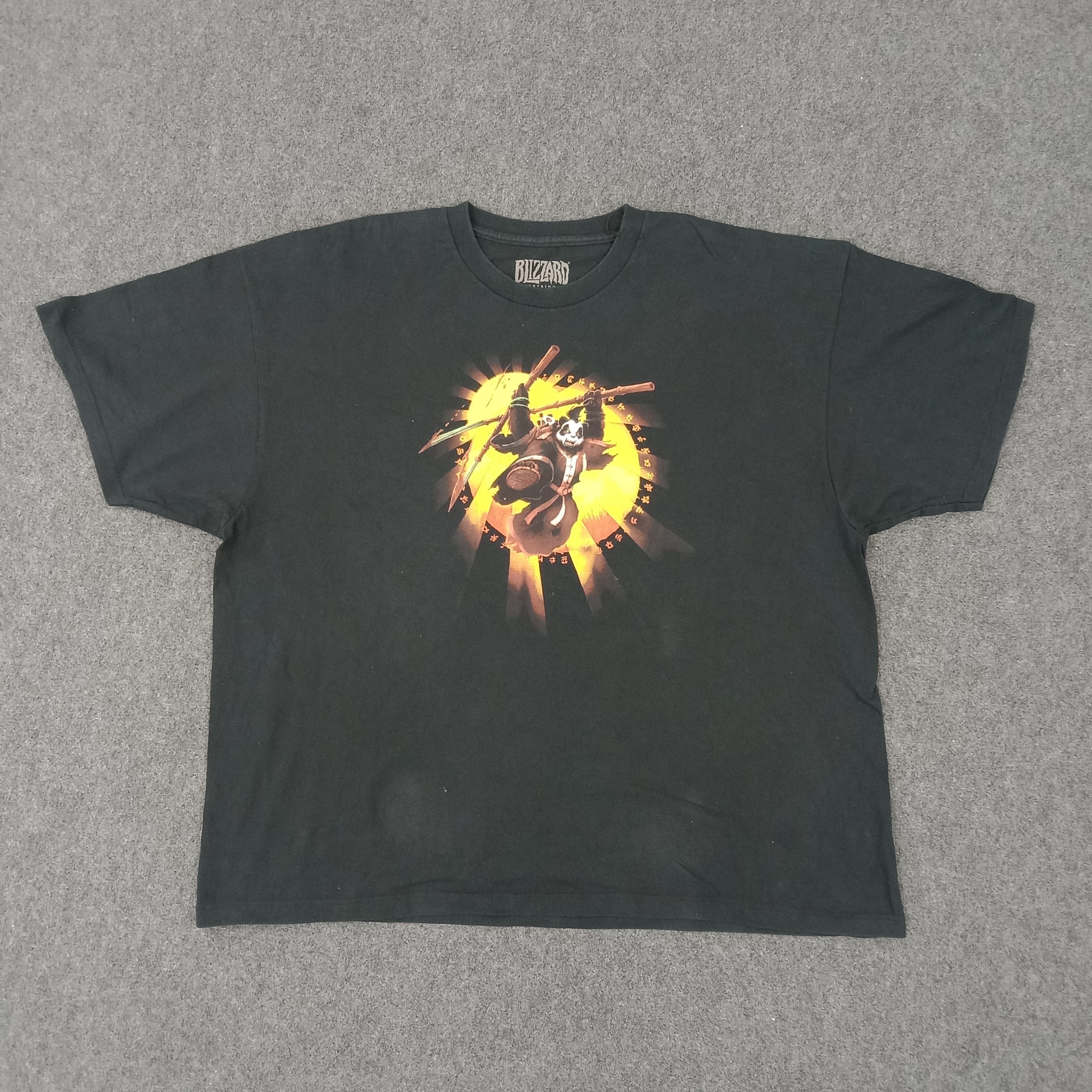 Blizzard World of WarCraft Mists Of Pandaria Big Size Tshirt