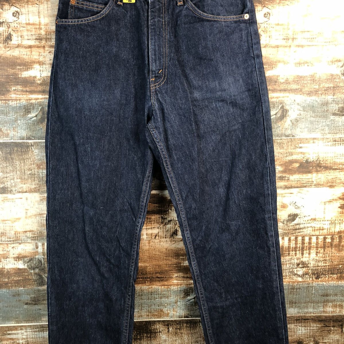 Levi's DL Levis 609 orange tag Dark Blue Denim Pants #A2580 Size US 32 / EU 48 - 5 Thumbnail