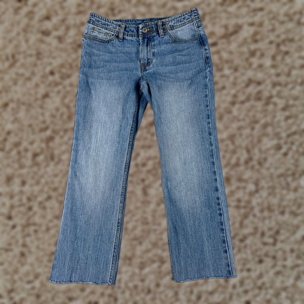 Vintage J Galt Jeans Womens 26 Blue Denim Straight Cotton Blend Low Rise 26x23 Jeans, 5-Pocket, Light Wash, Regular Fit, Machine Washable, Vintage: No Size 26" / US 2 / IT 38 - 1 Thumbnail