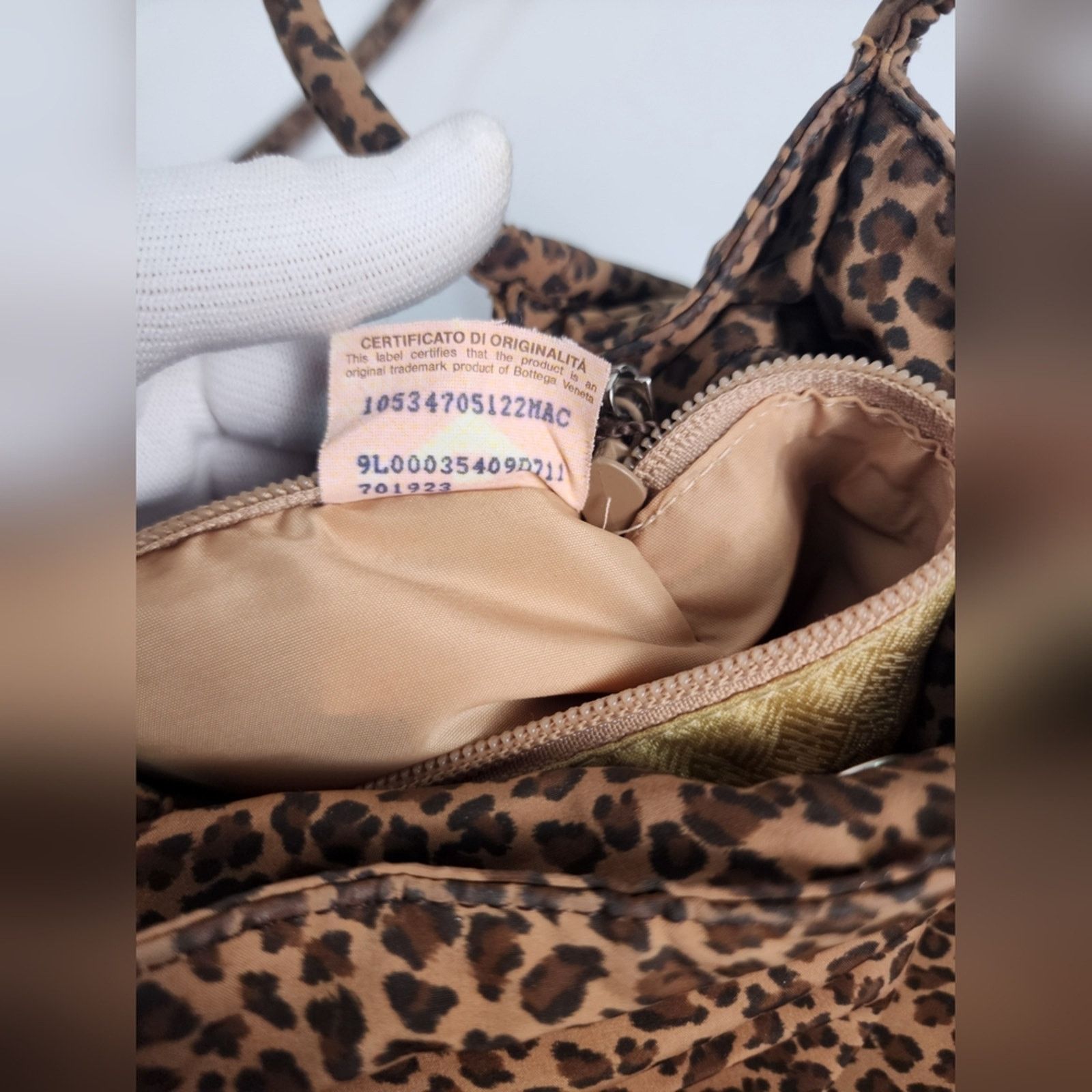 Bottega Veneta Bottega Veneta Leopard Print Nylon Shoulder bag Size ONE SIZE - 8 Thumbnail