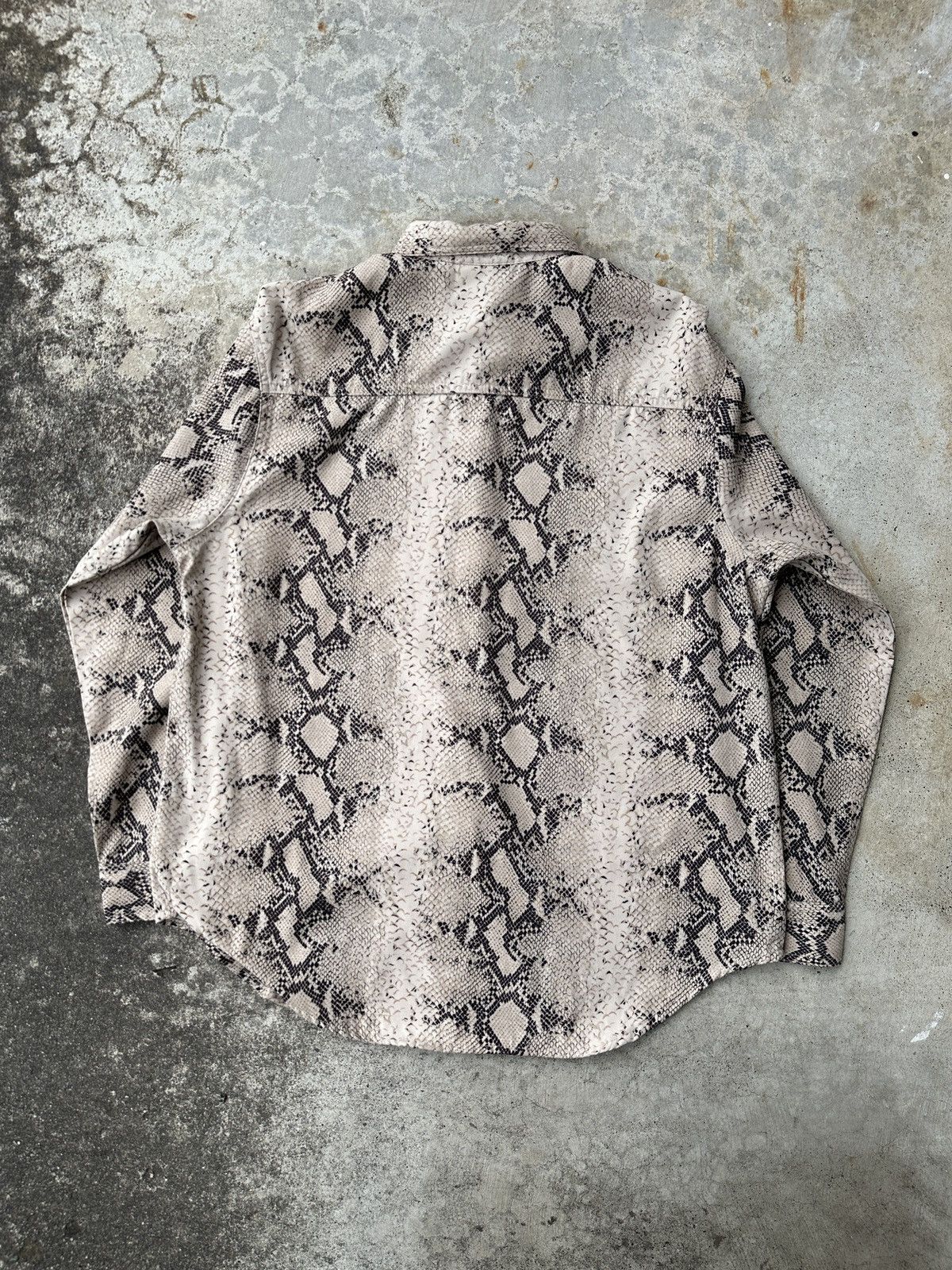 Vintage Billblass Jeans Python Snakeskin Y2K dress shirt demna Size US L / EU 52-54 / 3 - 2 Thumbnail