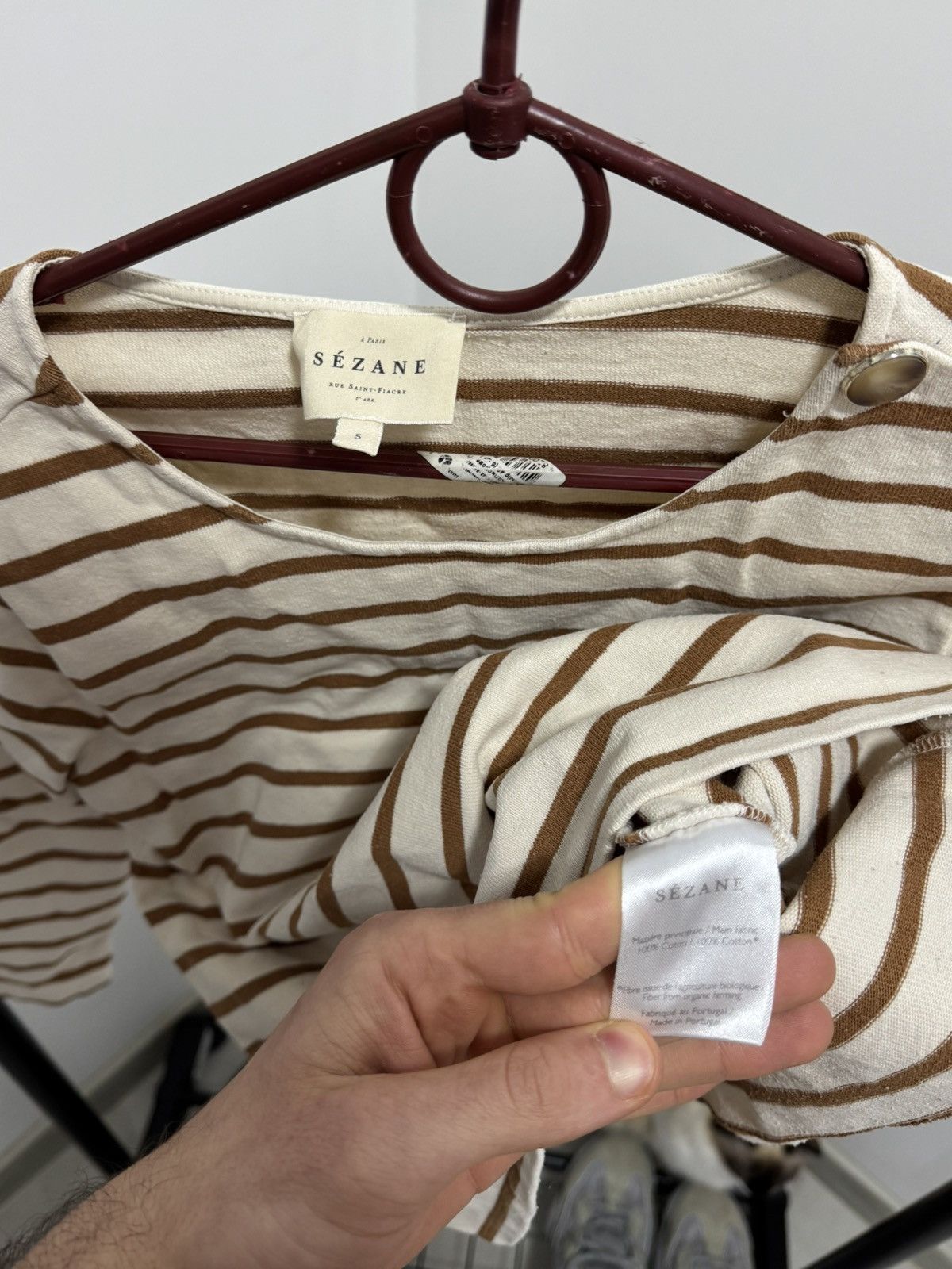 Sezane Sezane Stripped Sweater Size S Size S / US 4 / IT 40 - 6 Thumbnail