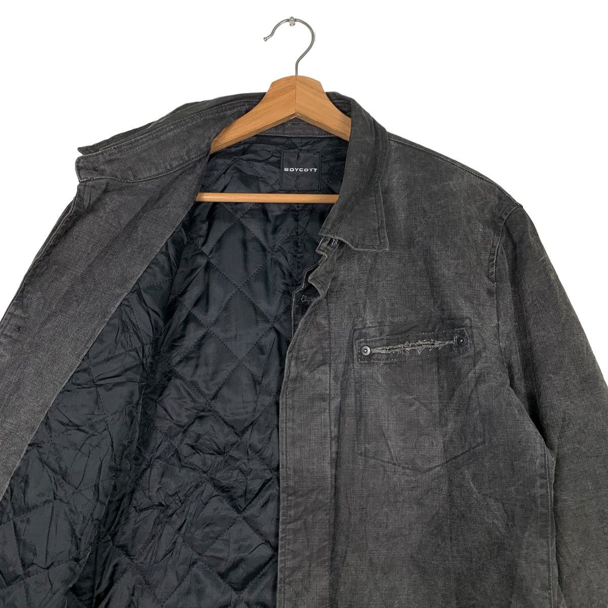 Boycott BOYCOTT Made in Japan Casual Jacket #0075-C5 Size US L / EU 52-54 / 3 - 11 Thumbnail