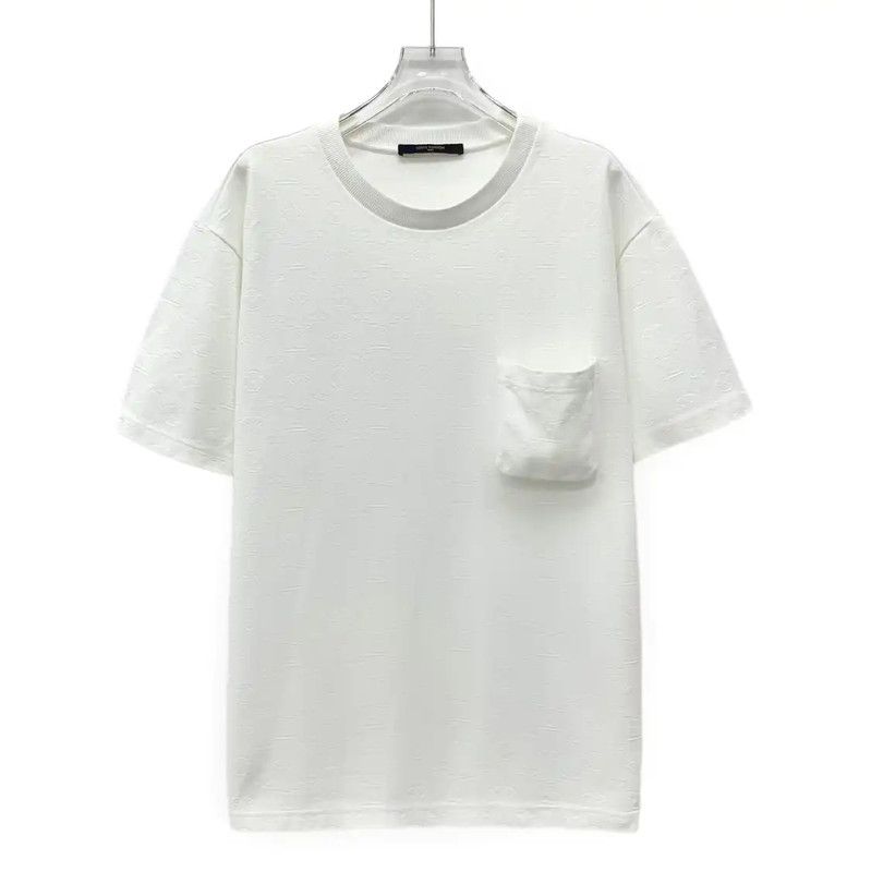 Louis Vuitton Louis Vuitton White Cotton Men's T-Shirt XL 0089 Size US XL / EU 56 / 4 - 1 Thumbnail