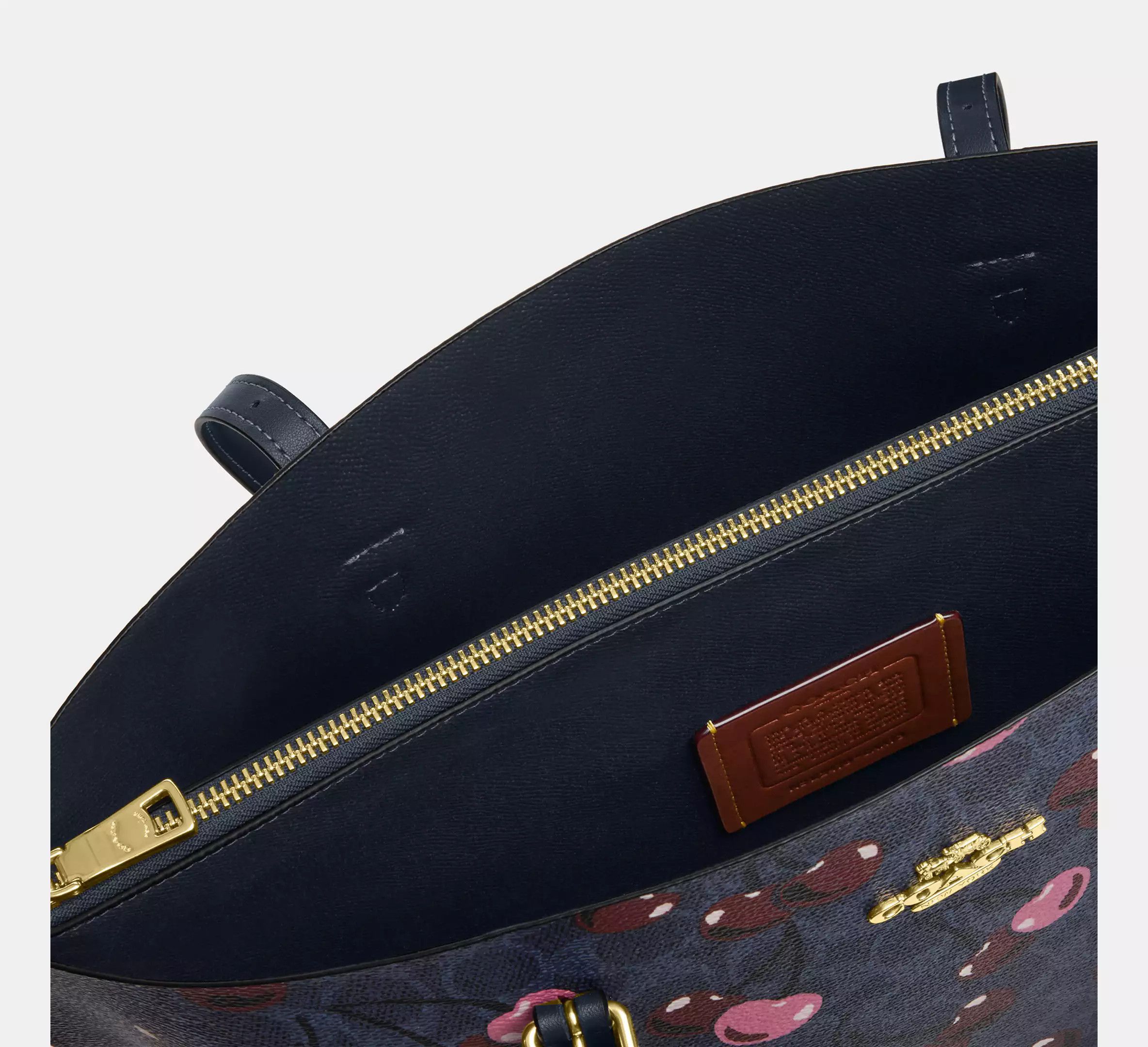 Coach Mollie Tote In Signature Canvas With Cherry Print CAA73 Size ONE SIZE - 11 Thumbnail