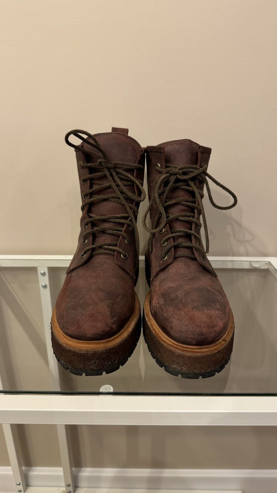 Vibram Punto Pigro Vibram boots leather like new rock avant Garde Size US 9 / IT 39 - 2 Thumbnail