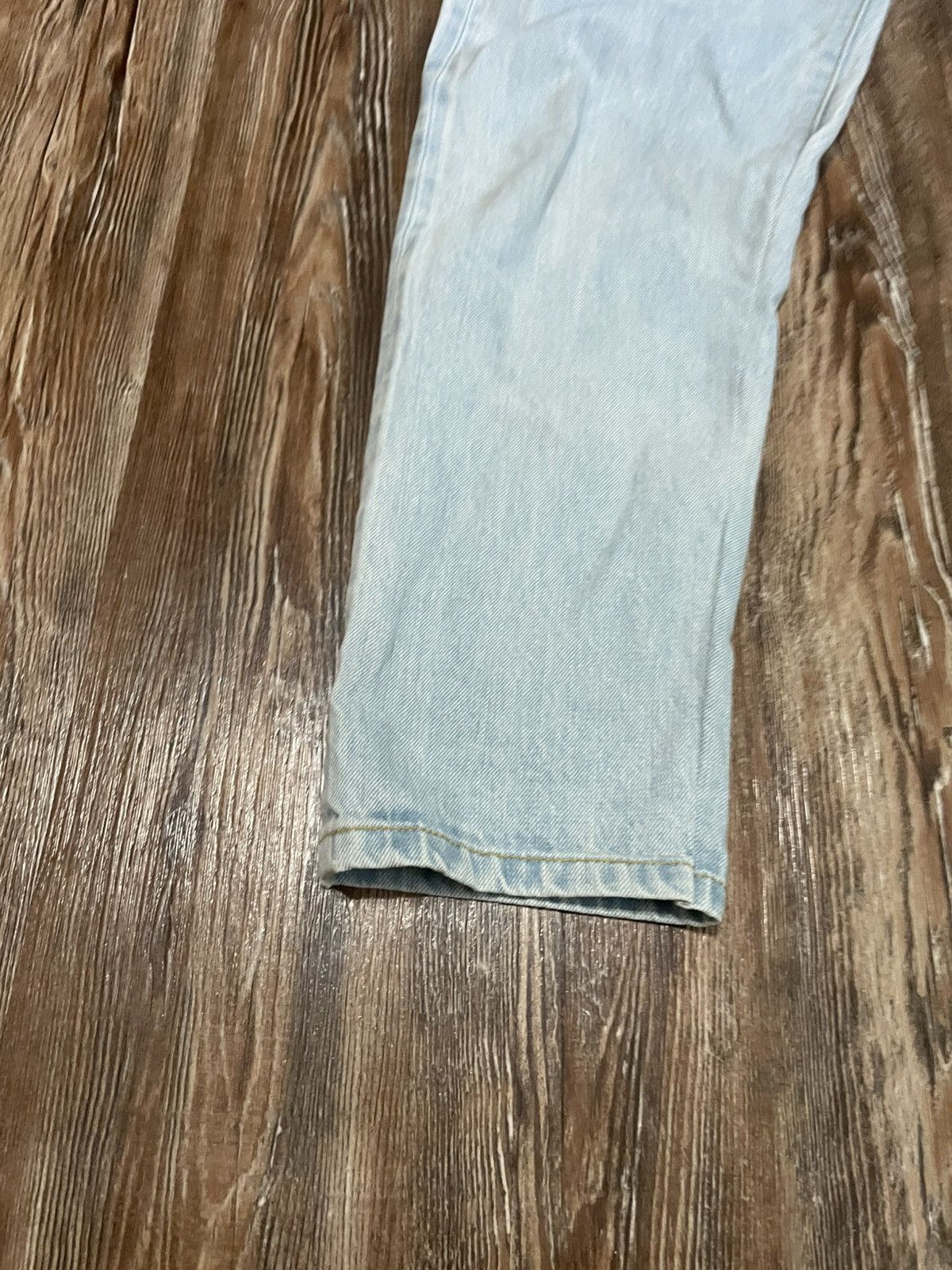 Noah 30 Light Stone Wash Selvedge Denim Jeans 5-Pocket Size US 30 / EU 46 - 2 Thumbnail