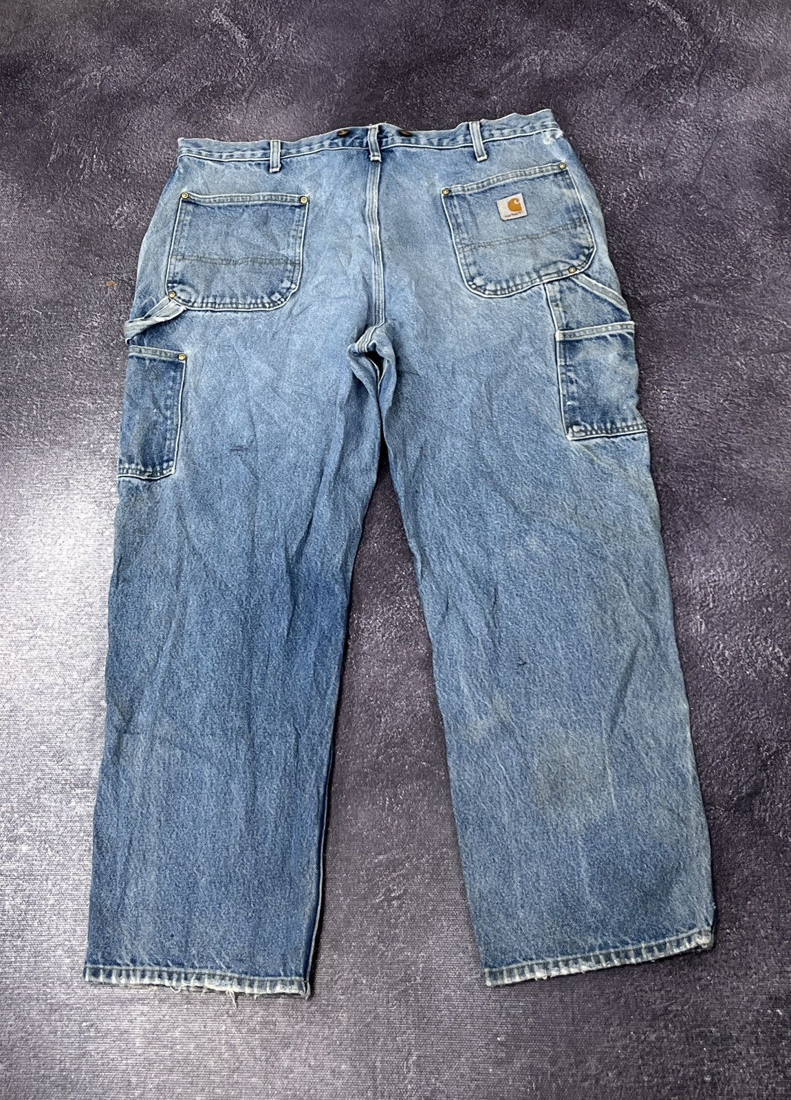 Carhartt Vintage 90s Carhartt Double Knee Faded Baggy Pants Jeans Size US 40 / EU 56 - 14 Thumbnail