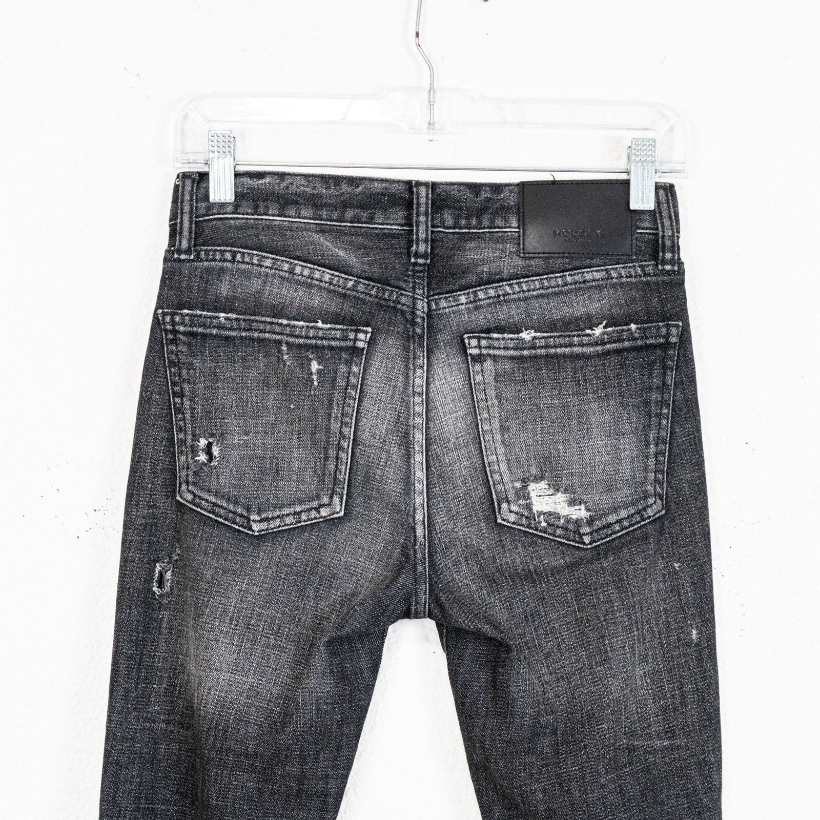 MOUSSY Moussy Vintage Glendele Distressed Cropped Skinny Jeans Size 24" / US 00 / IT 34 - 5 Thumbnail