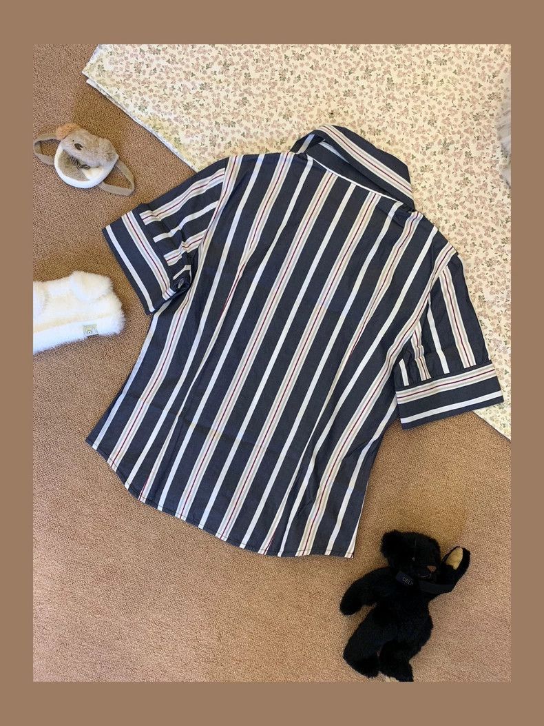Vivienne Westwood Vivienne Westwood Striped short-sleeved shirt Size M / US 6-8 / IT 42-44 - 2 Thumbnail