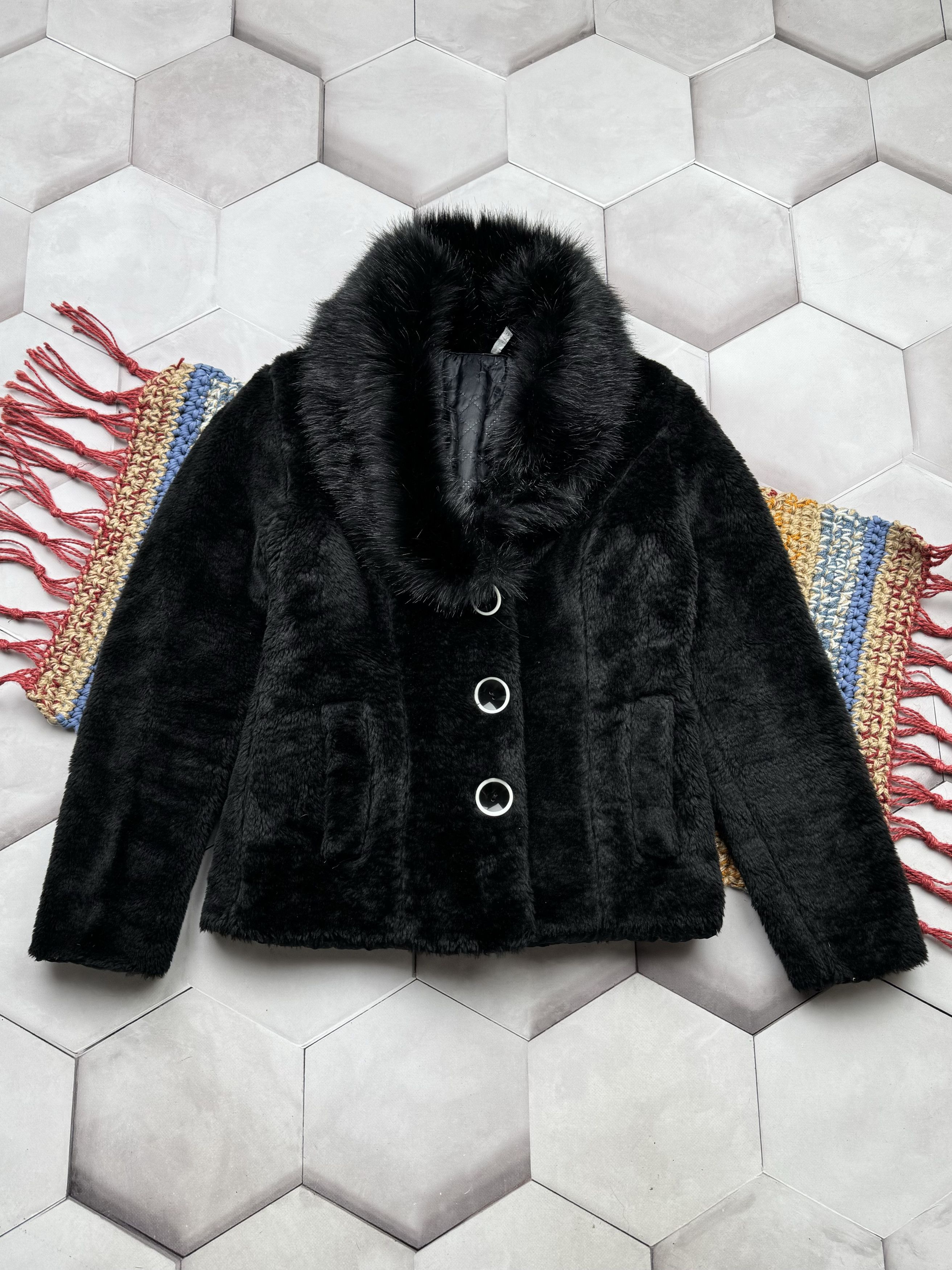 Japanese Brand Vintage Faux Fur Coat (E4) Size S / US 4 / IT 40 - 1 Thumbnail