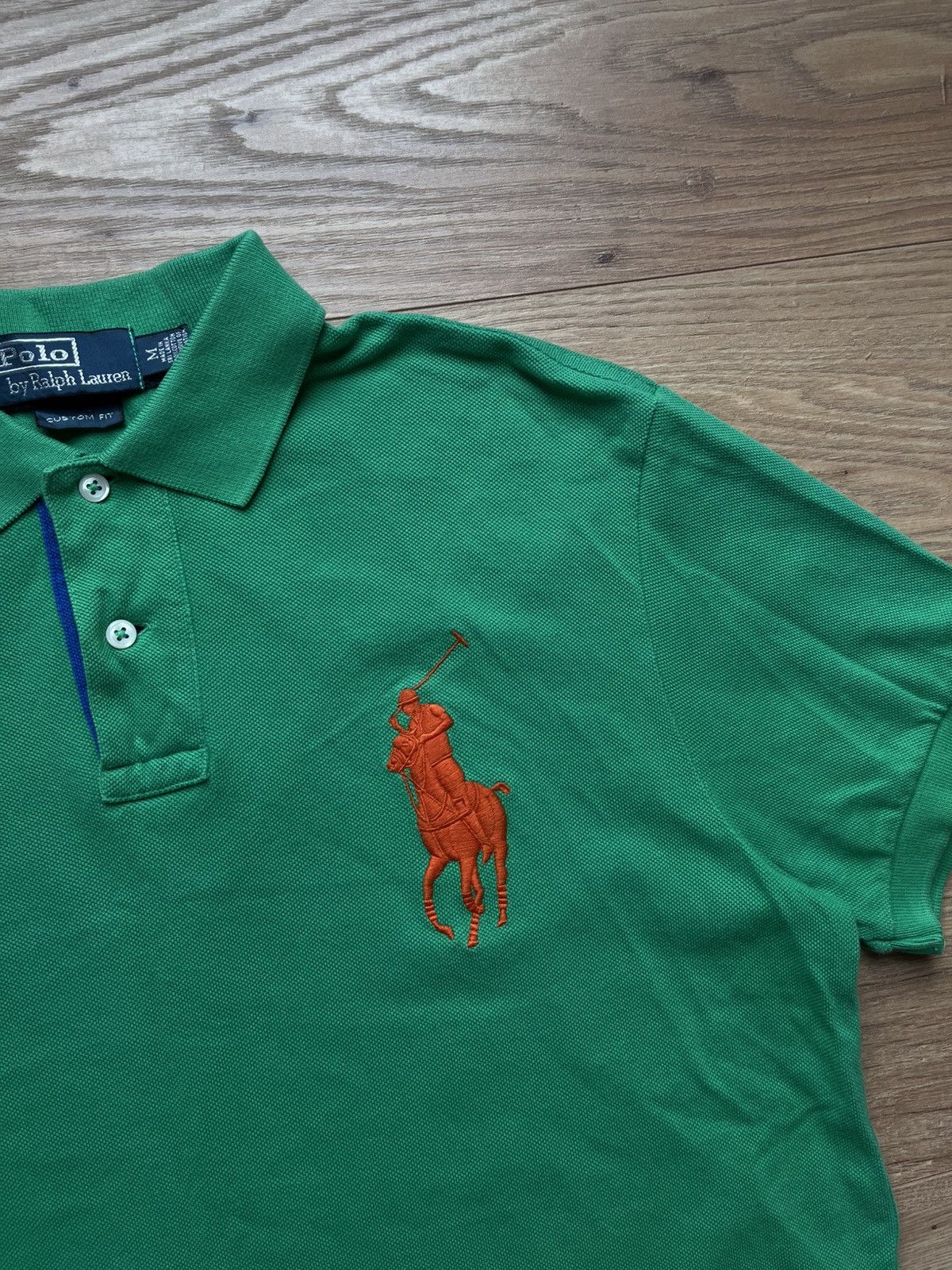 Polo Ralph Lauren 90’s POLO RALPH LAUREN BIG LOGO RETRO T-SHIRT OLD MONEY RARE Size US M / EU 48-50 / 2 - 2 Thumbnail