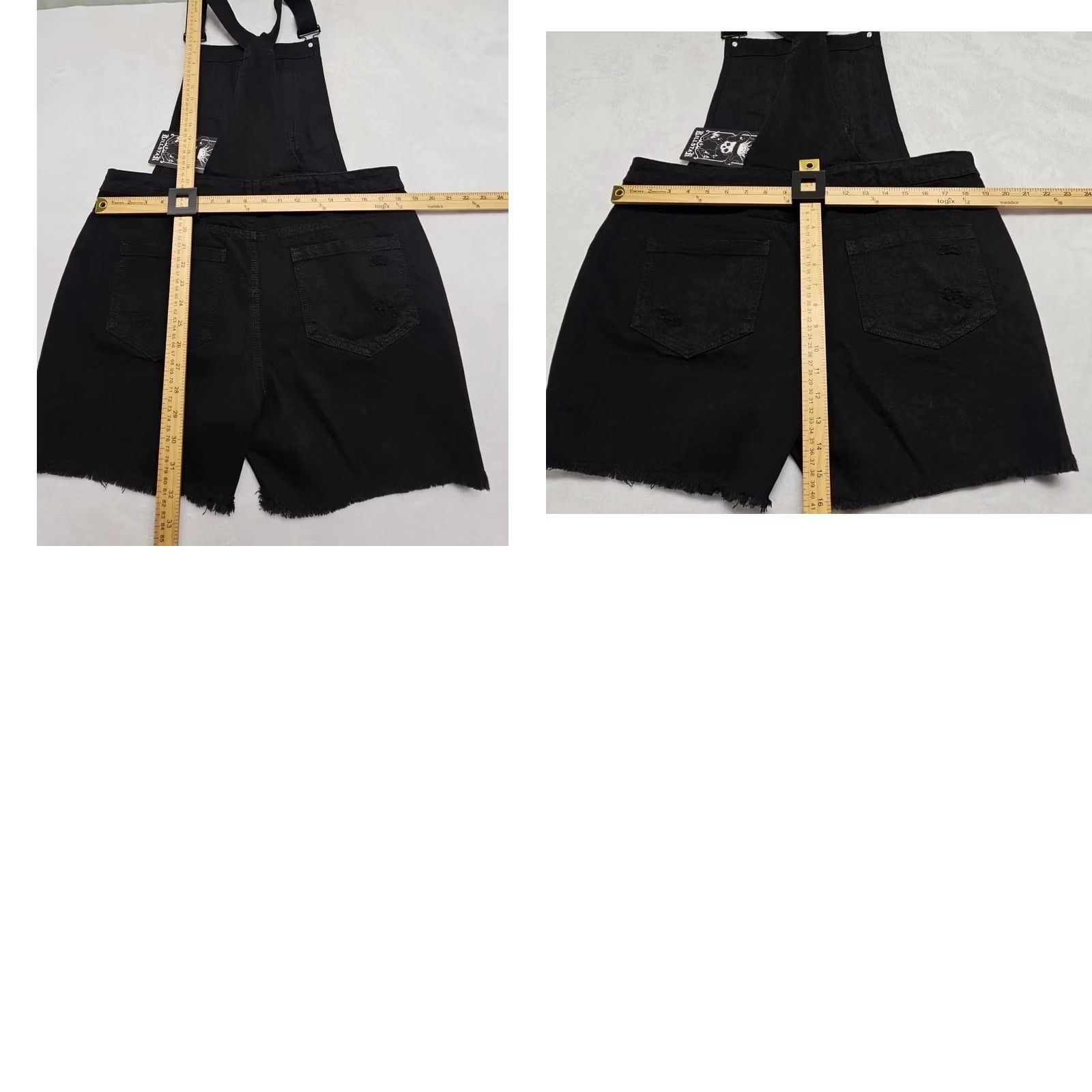 Killstar Killstar Overalls Shorts M Studded Gothic Punk Grunge H8 U2 Megameh NWT Women Canvas Black Dress? Size 32" / US 10 / IT 46 - 9 Thumbnail