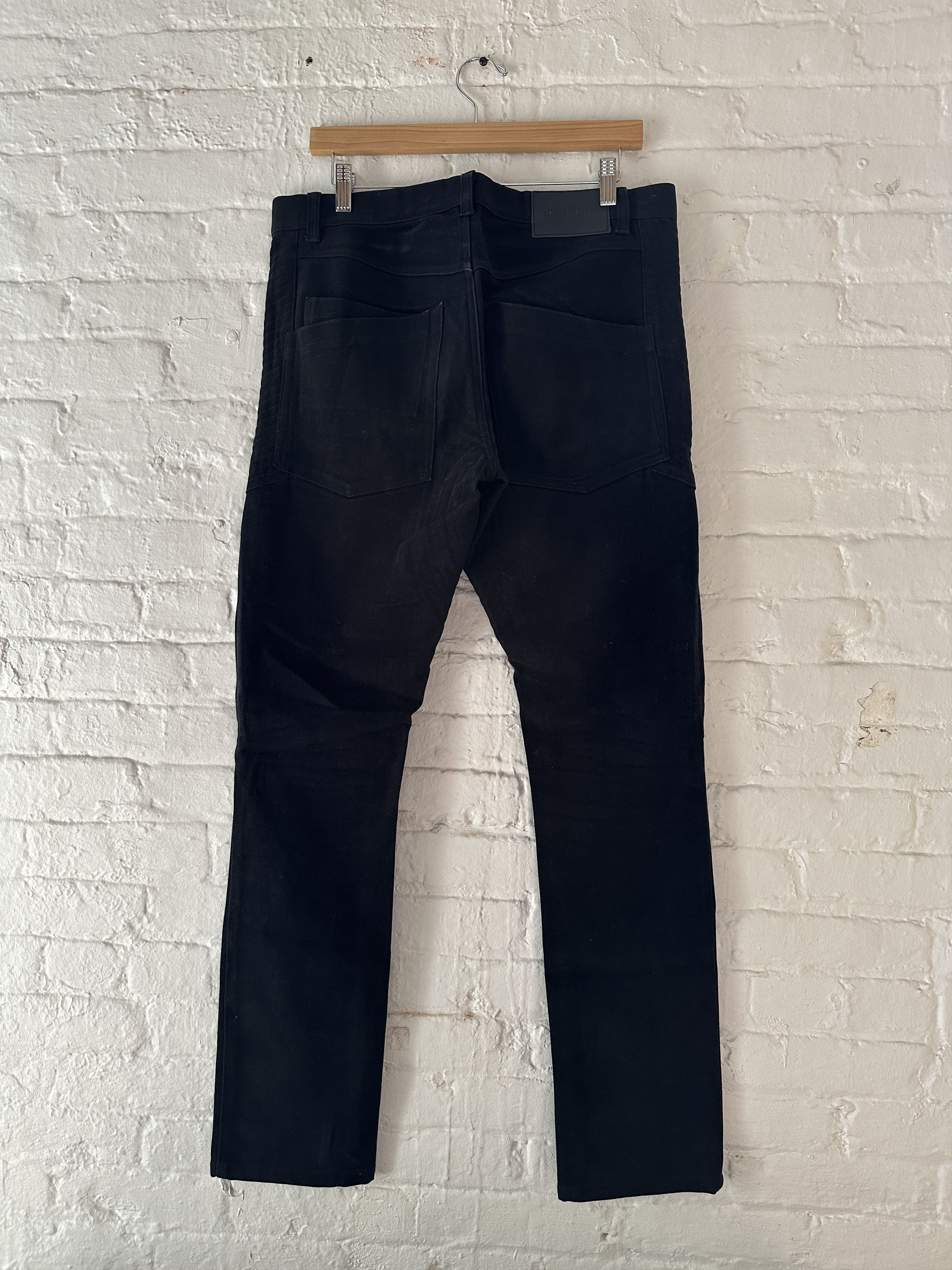 Helmut Lang Helmut Lang Moleskin Biker Pants Size US 34 / EU 50 - 3 Thumbnail