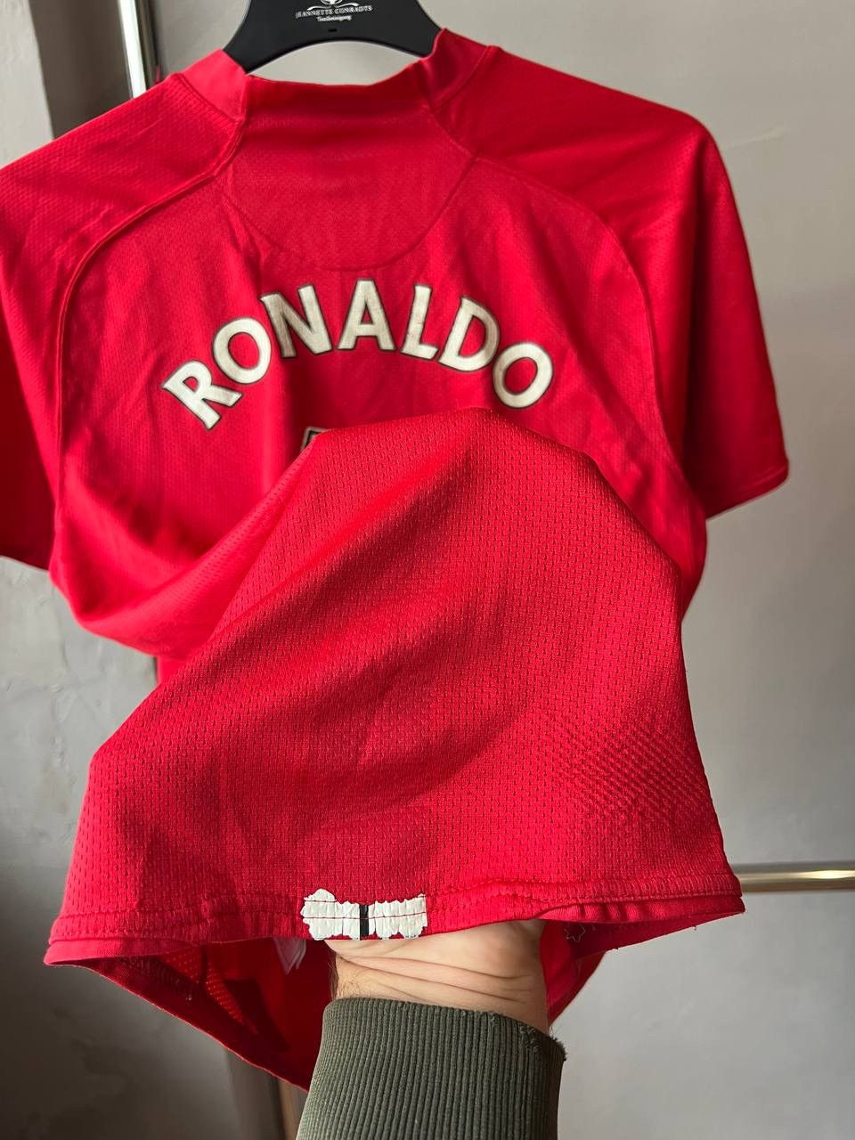 Nike 2007/09 MANCHESTER UNITED #7 RONALDO HOME SOCCER JERSEY NIKE Size US M / EU 48-50 / 2 - 15 Thumbnail