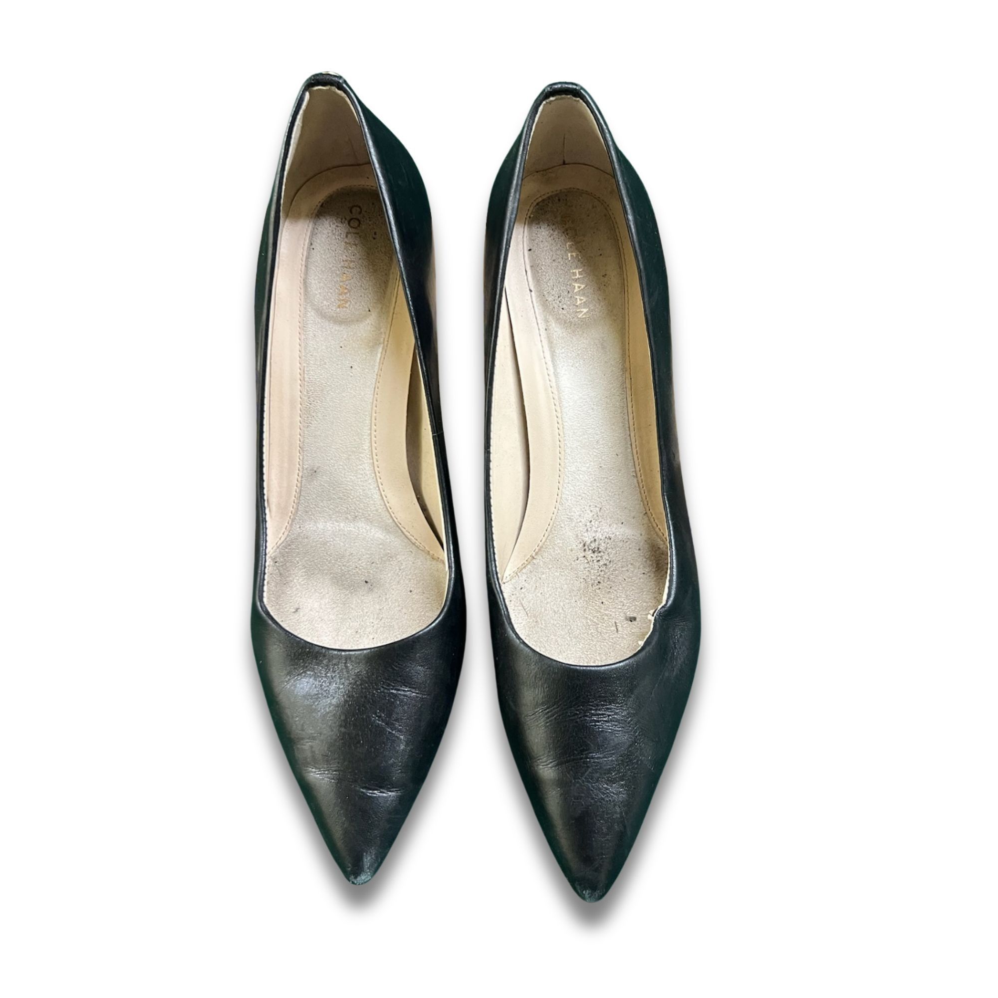 Cole Haan COLE HAAN Womens Black Leather Go-To Park Pumps Size 8 Made Size US 8 / IT 38 - 2 Thumbnail
