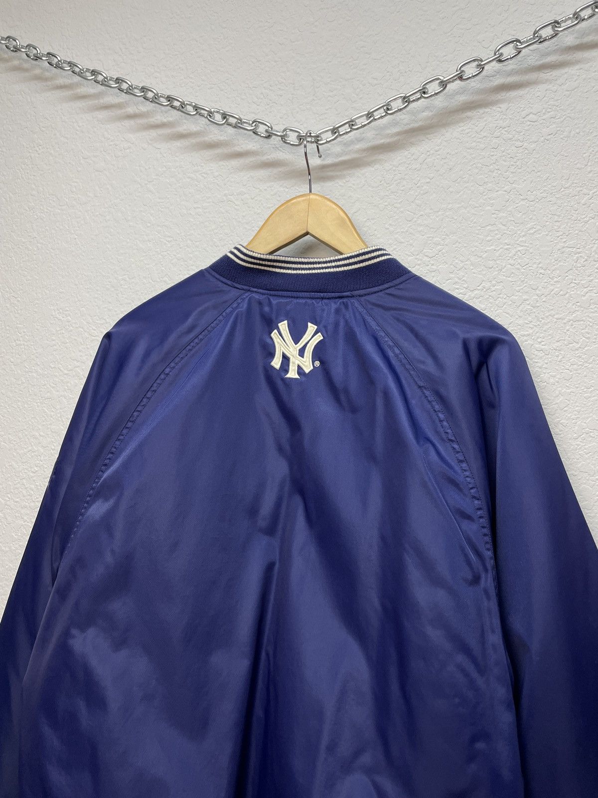 Adidas Vintage Y2K Adidas New York Yankees Boxy Fit Bombers Jacket Size US M / EU 48-50 / 2 - 9 Thumbnail