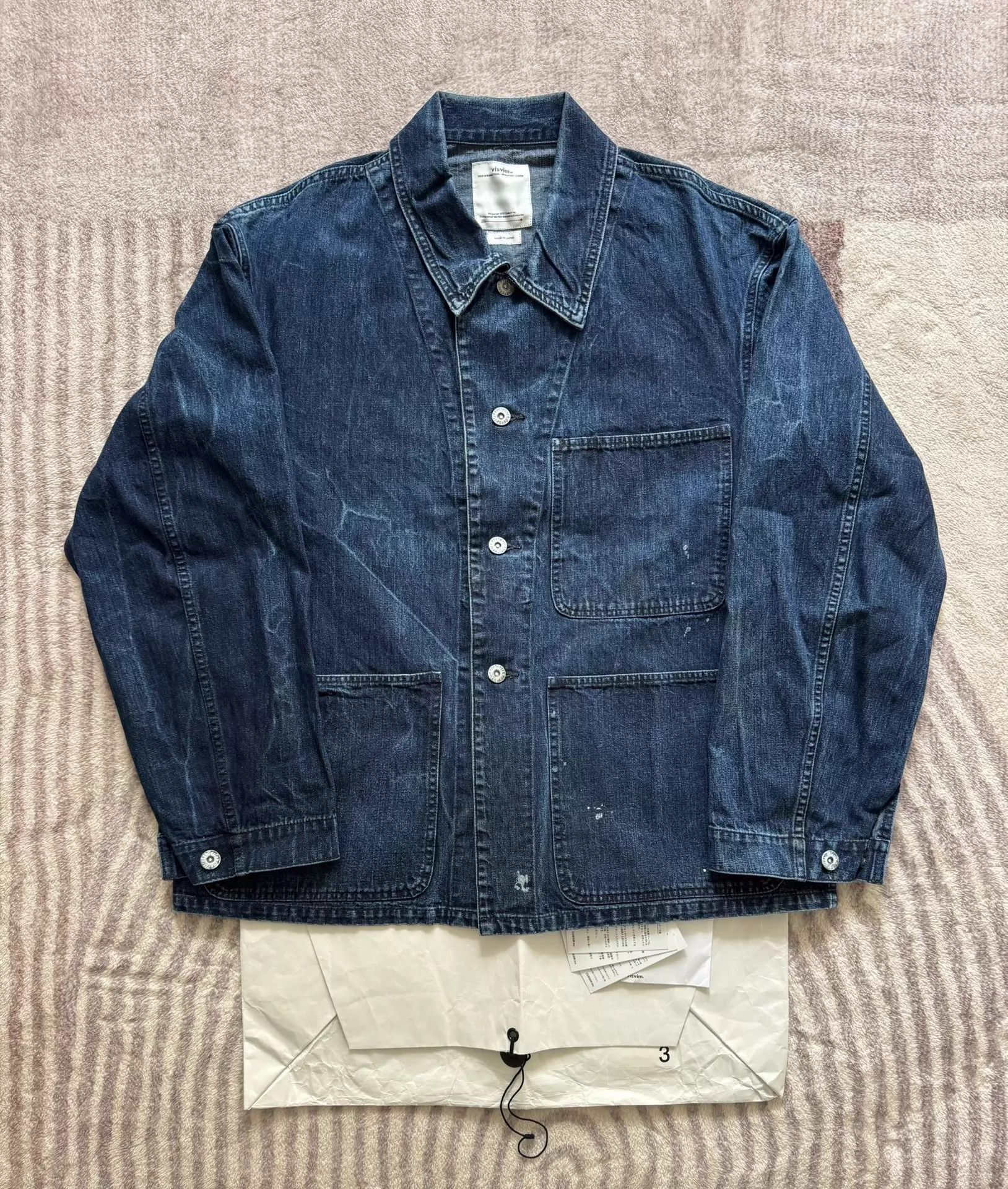 Visvim VISVIM 21AW Baker Coverall Dry Denim 3 Size US L / EU 52-54 / 3 - 1 Thumbnail