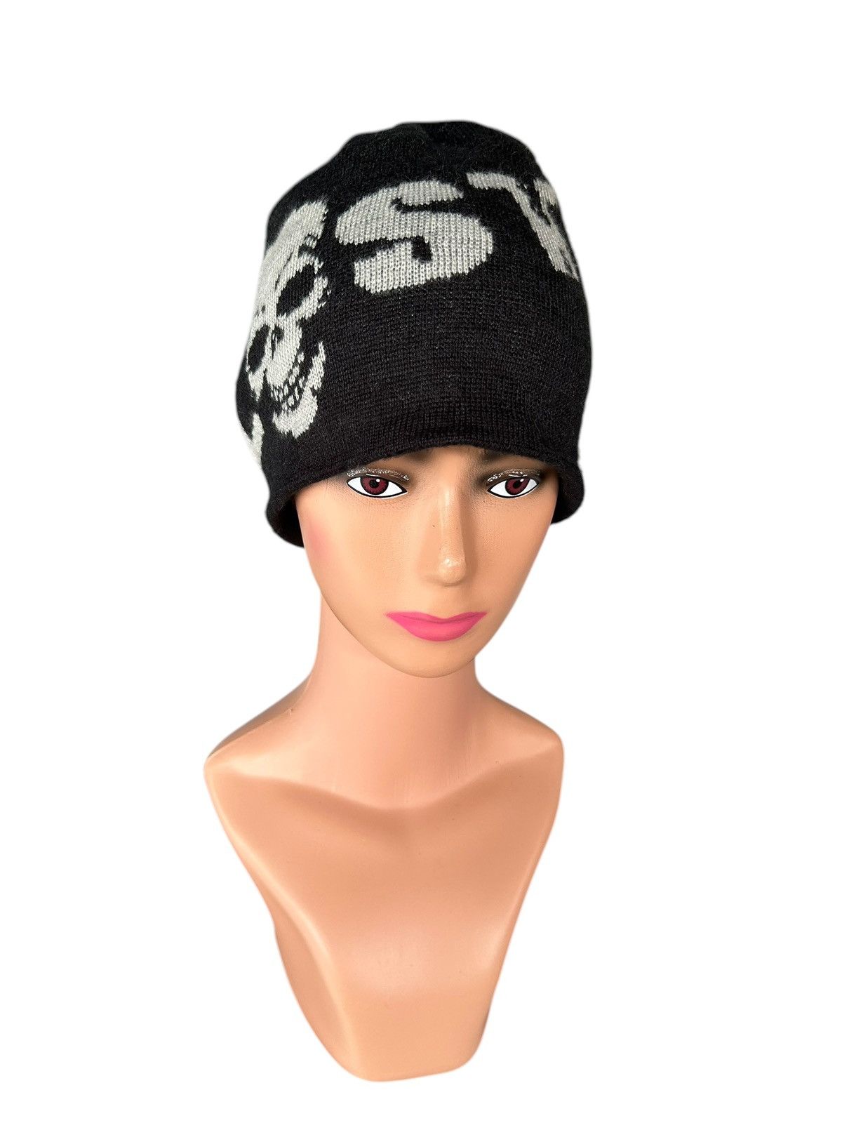 Japanese Brand × Kapital × Vintage LOST Skull Beanie Hats snowcap Size ONE SIZE - 3 Thumbnail