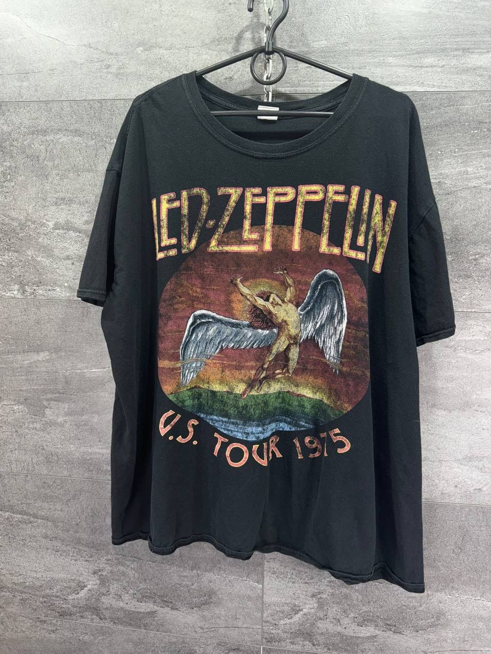Band Tees × Led Zeppelin × Vintage Led Zeppelin Tour 1975 reprint 2011 T-Shirt Size 2XL Size US XXL / EU 58 / 5 - 1 Thumbnail
