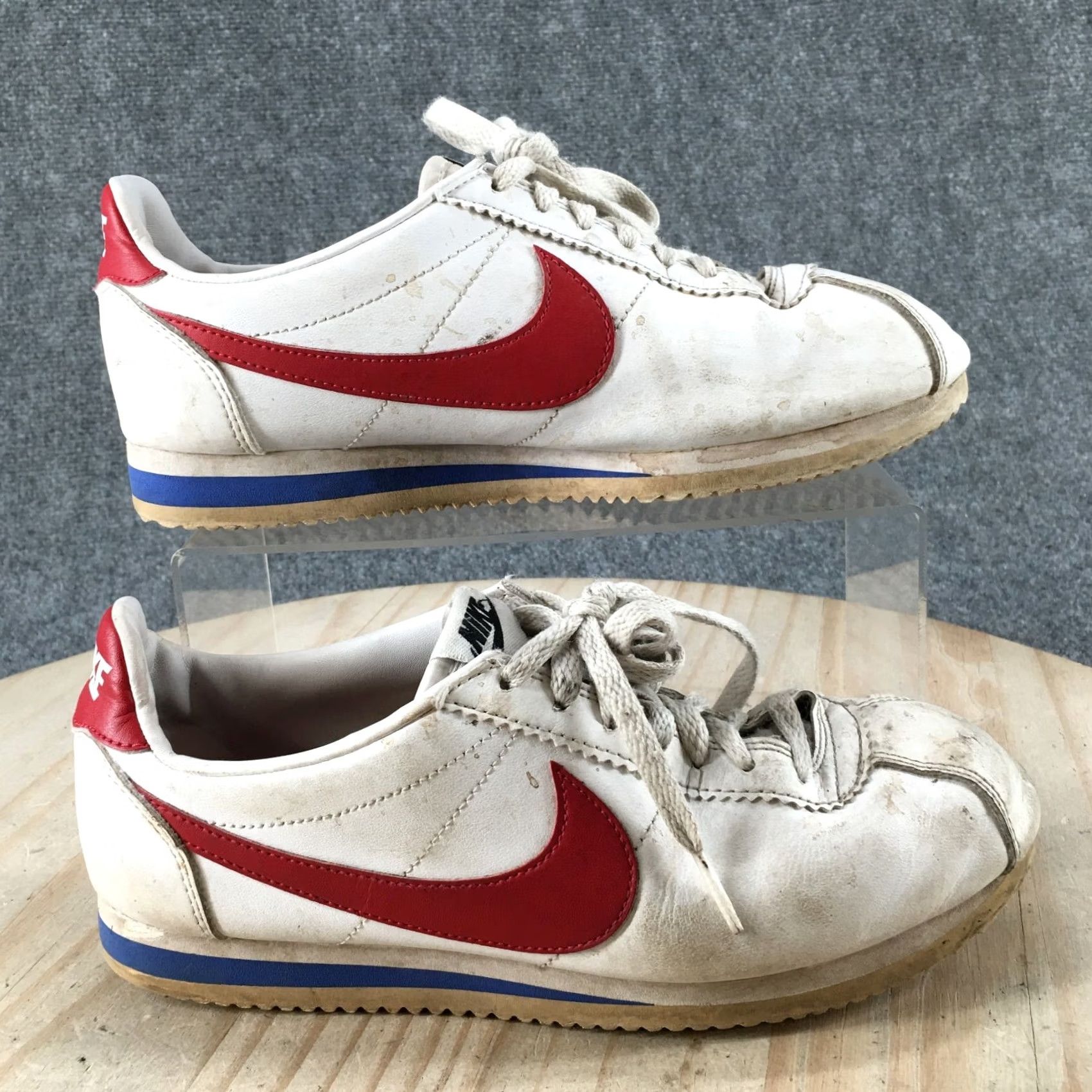 Nike Nike Cortez Womens Sneaker 8.5 White Casual Lace Up Round Toe Classic 807471103 Size US 9 / IT 39 - 2 Thumbnail