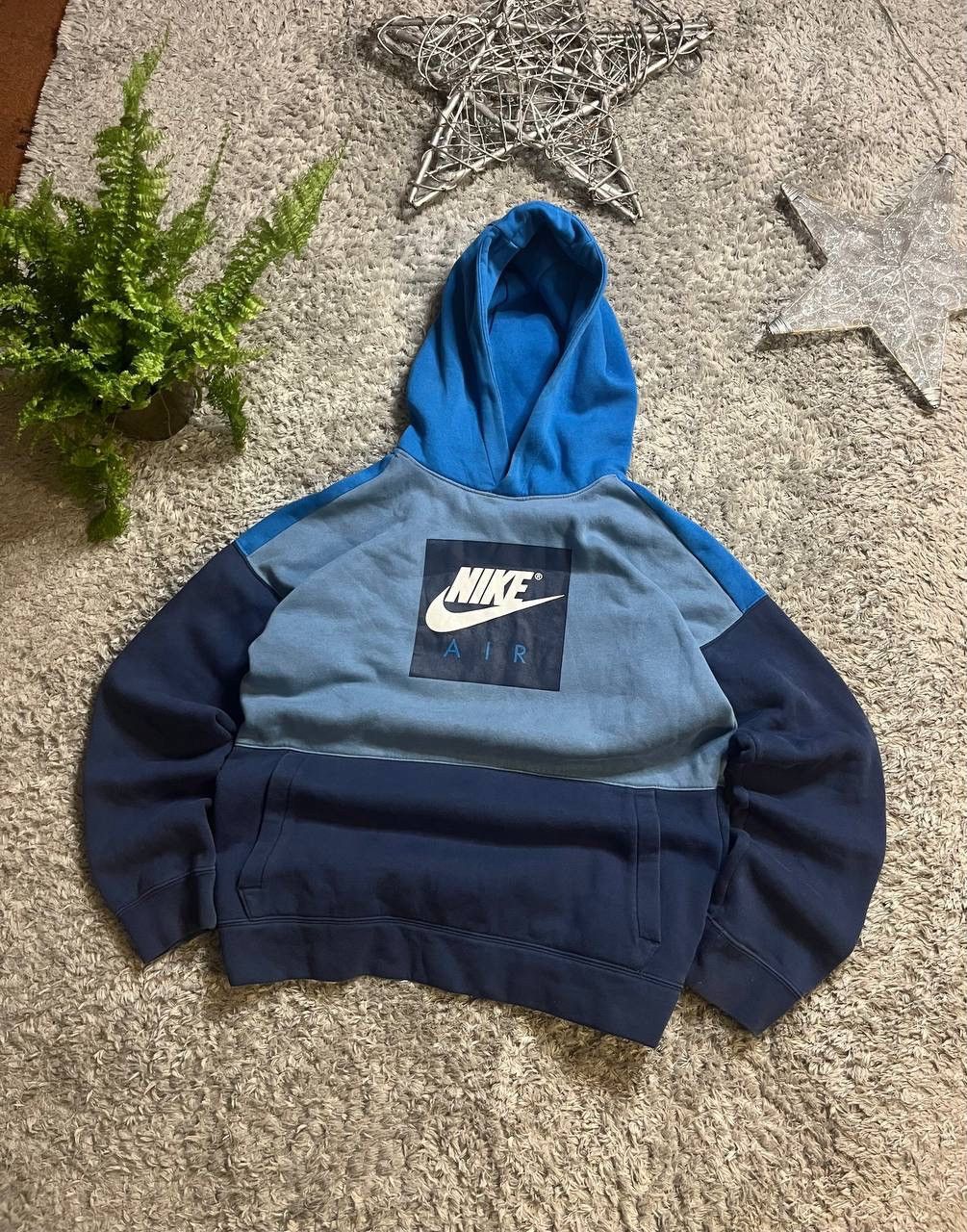 Nike × Vintage Vintage 00s Nike Hoodie Rare Big Logo Swoosh Size US S / EU 44-46 / 1 - 2 Thumbnail