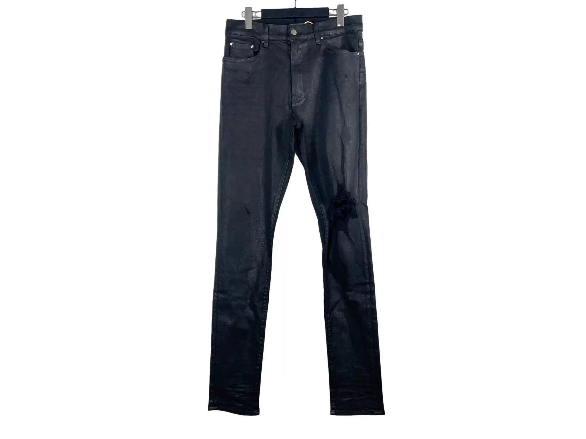Amiri Amiri Waxed Knee Destruction Jeans Size US 36 / EU 52 - 1 Thumbnail