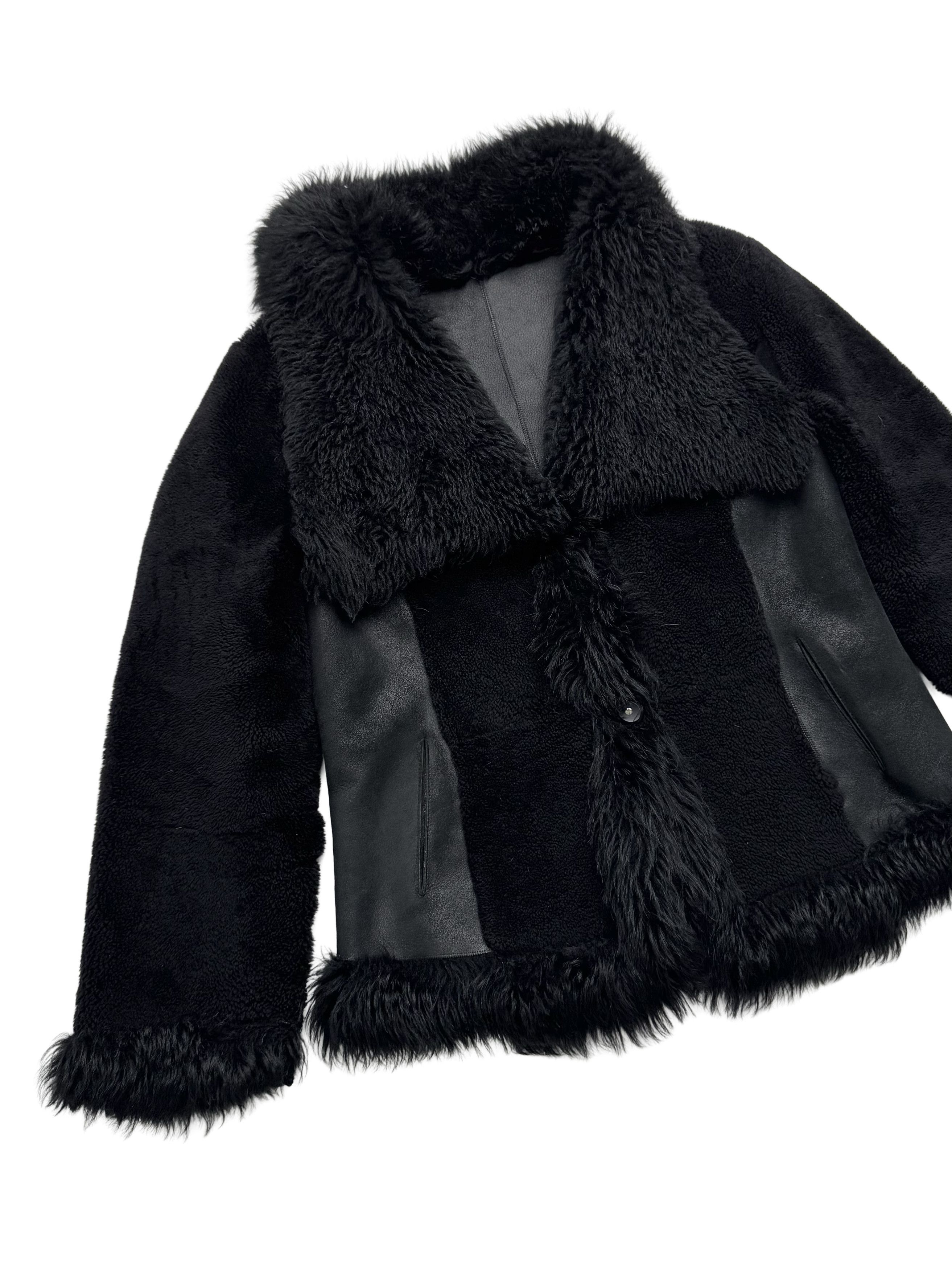 Vintage Vintage Real Sheepskin Coat Size L / US 10 / IT 46 - 6 Thumbnail