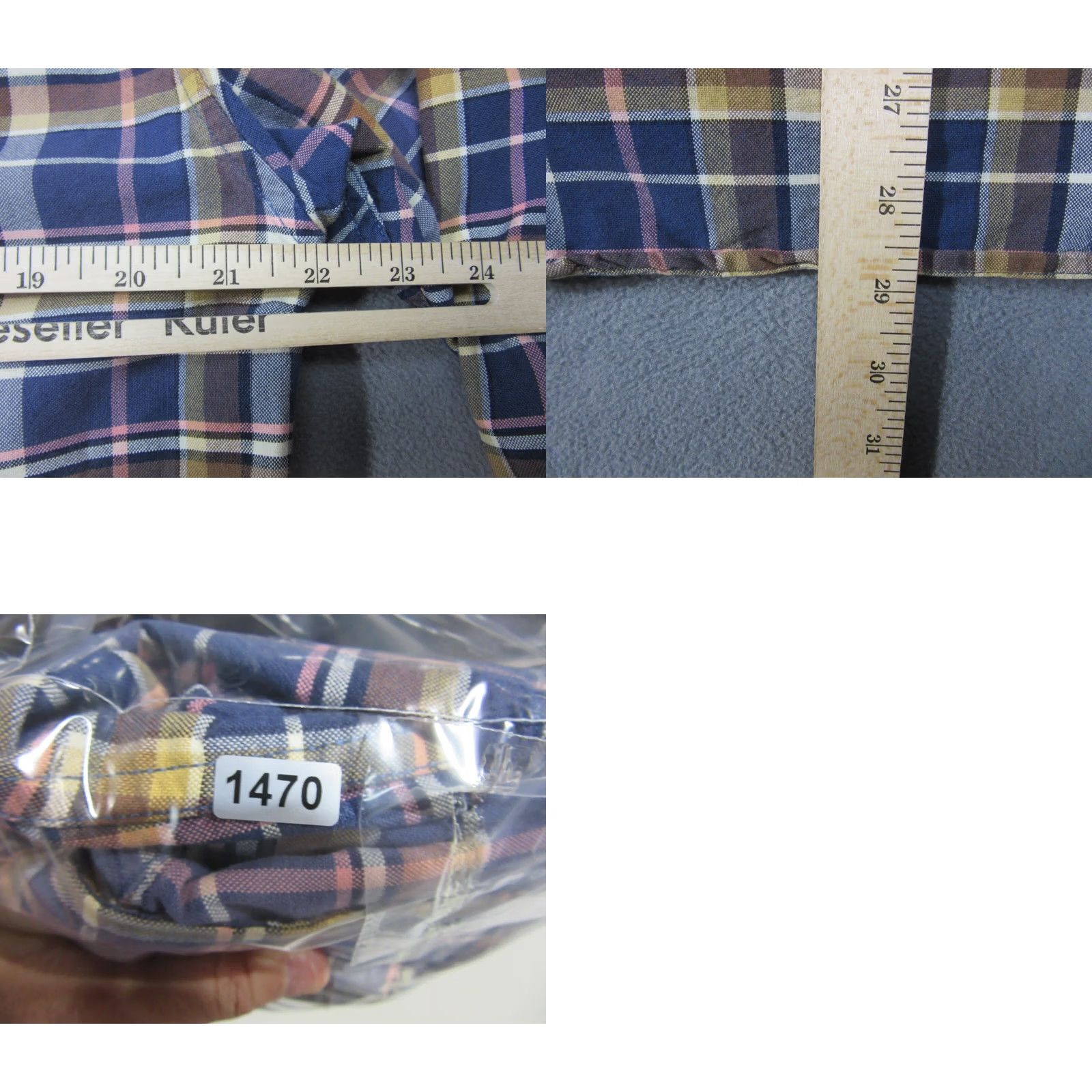 Scotch & Soda Scotch & Soda Shirt Mens Large Blue Plaid Button-Up Casual Monsieur Provocateur Size US L / EU 52-54 / 3 - 9 Thumbnail