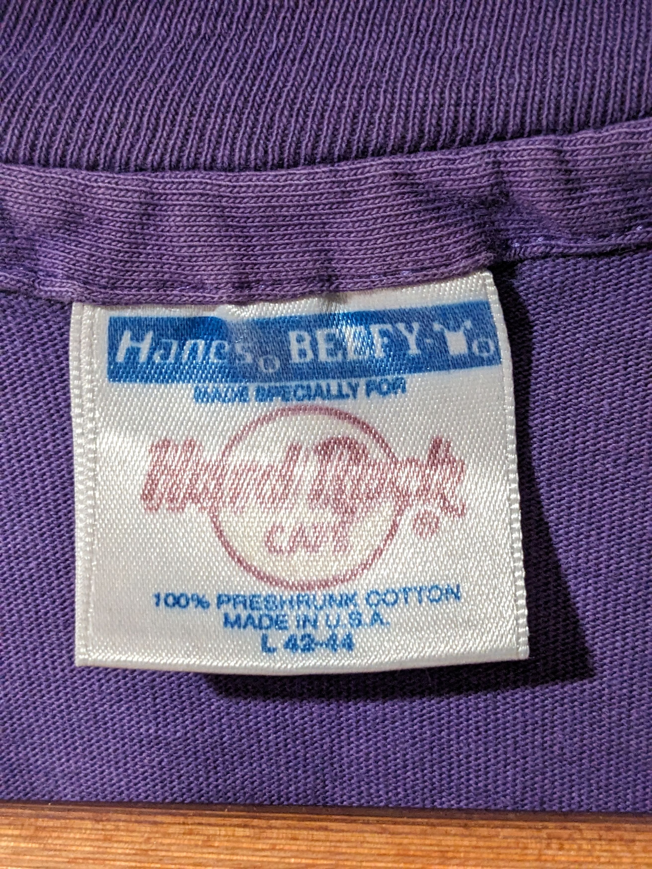 Hard Rock Cafe Vintage 90s Hard Rock Cafe Los Angeles Logo Large T-Shirt Size US L / EU 52-54 / 3 - 3 Thumbnail