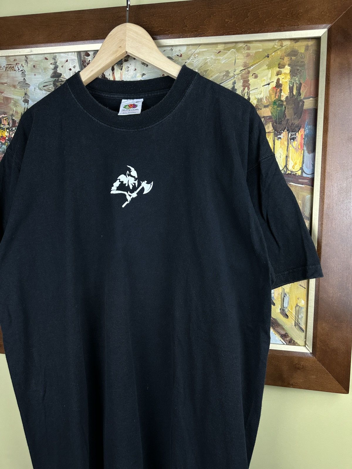 Vintage Vintage 00s vampire minimalistic boxy t-shirt Size US XL / EU 56 / 4 - 4 Thumbnail