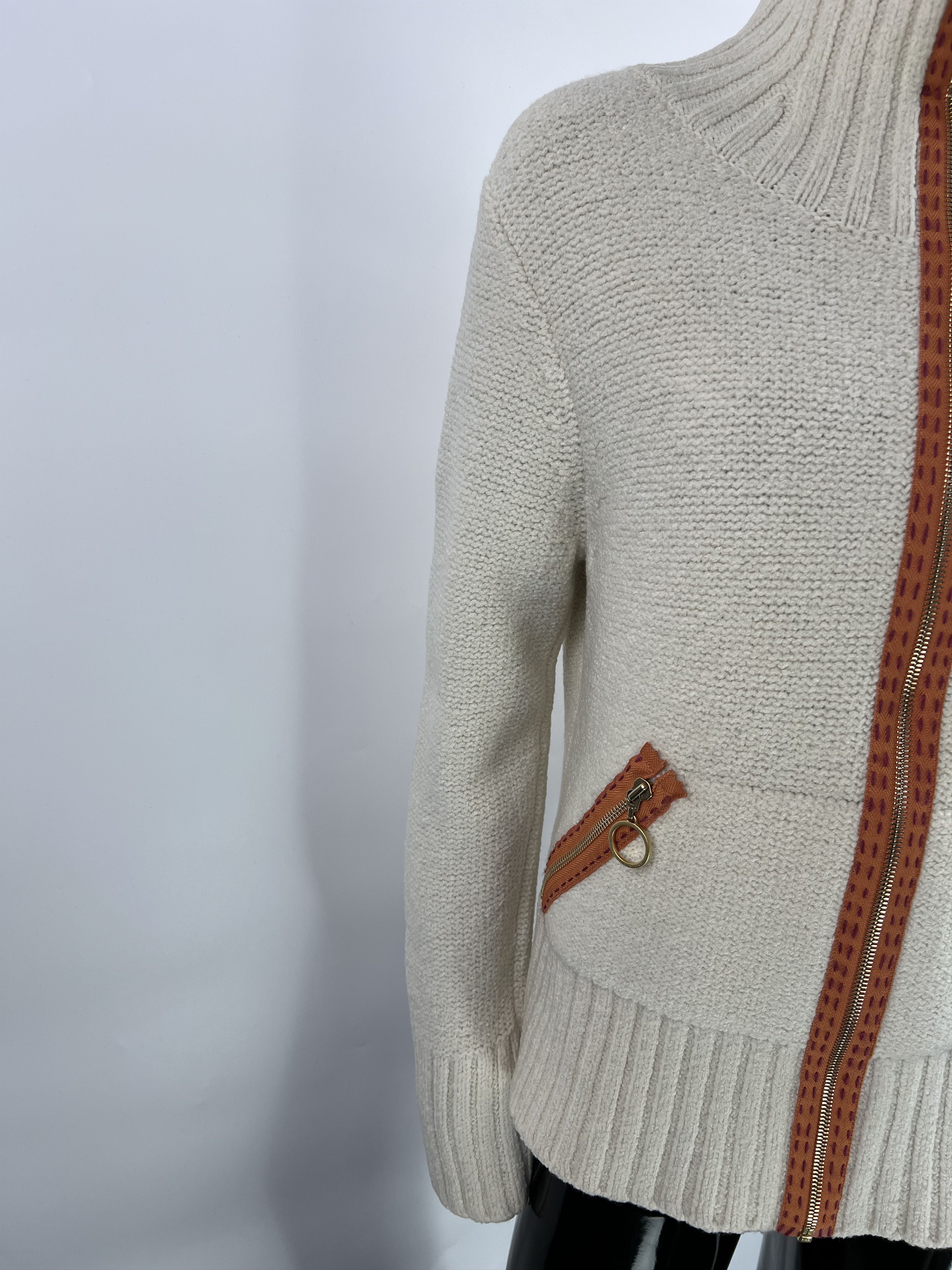 Escada Sport Escada Sport + Rare Vintage 100% Wool Full Zip Sweater Size L / US 10 / IT 46 - 8 Thumbnail