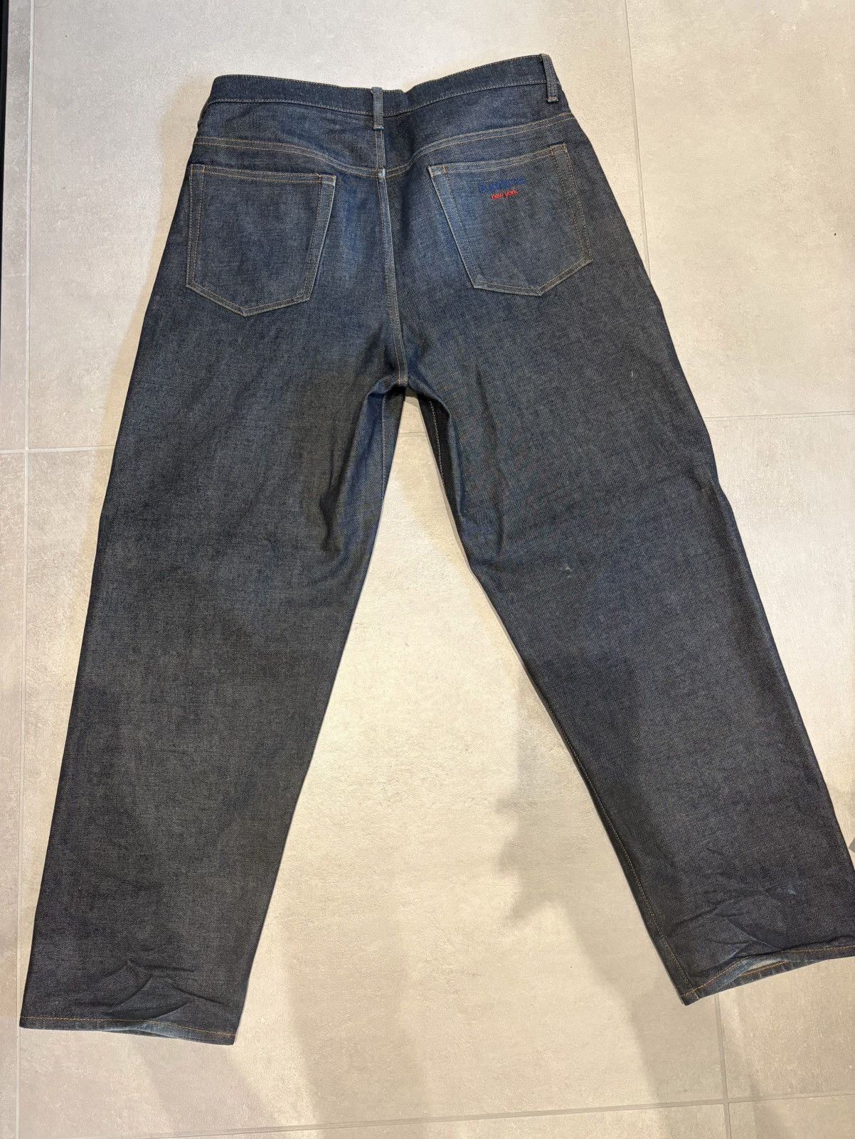 Supreme Supreme Indigo Rigid Baggy Selvedge Jeans Size US 32 / EU 48 - 2 Thumbnail