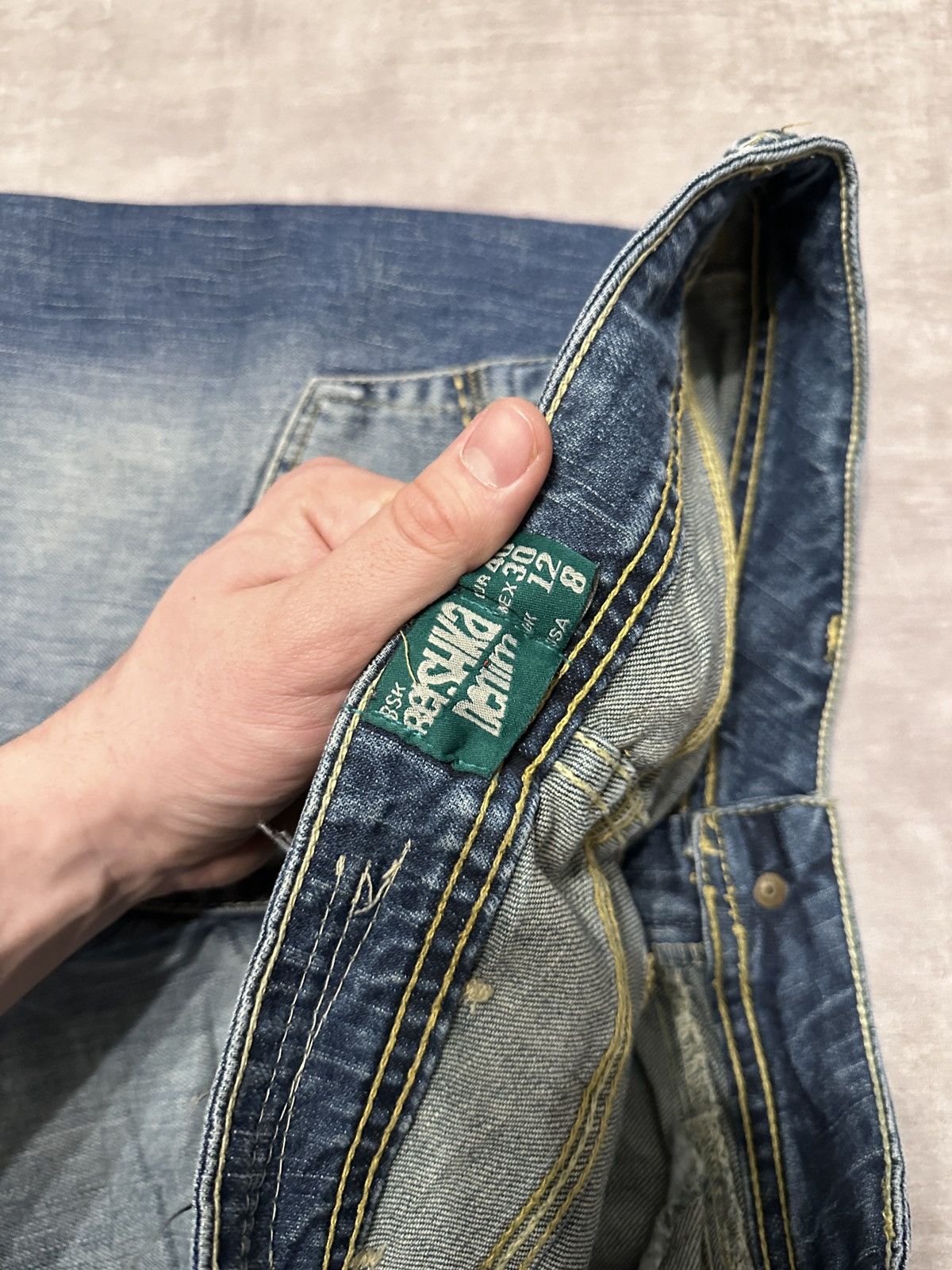 If Six Was Nine Y2K Opium LGB IfSixWasNine style Denim Jeans Size US 30 / EU 46 - 5 Thumbnail