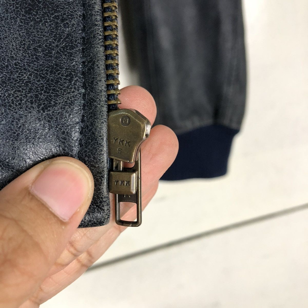 Japanese Brand 🔥BIKER LEATHER JACKET JAPAN MADE INSPIRE ISSEY MIYAKE Size US XS / EU 42 / 0 - 17 Thumbnail