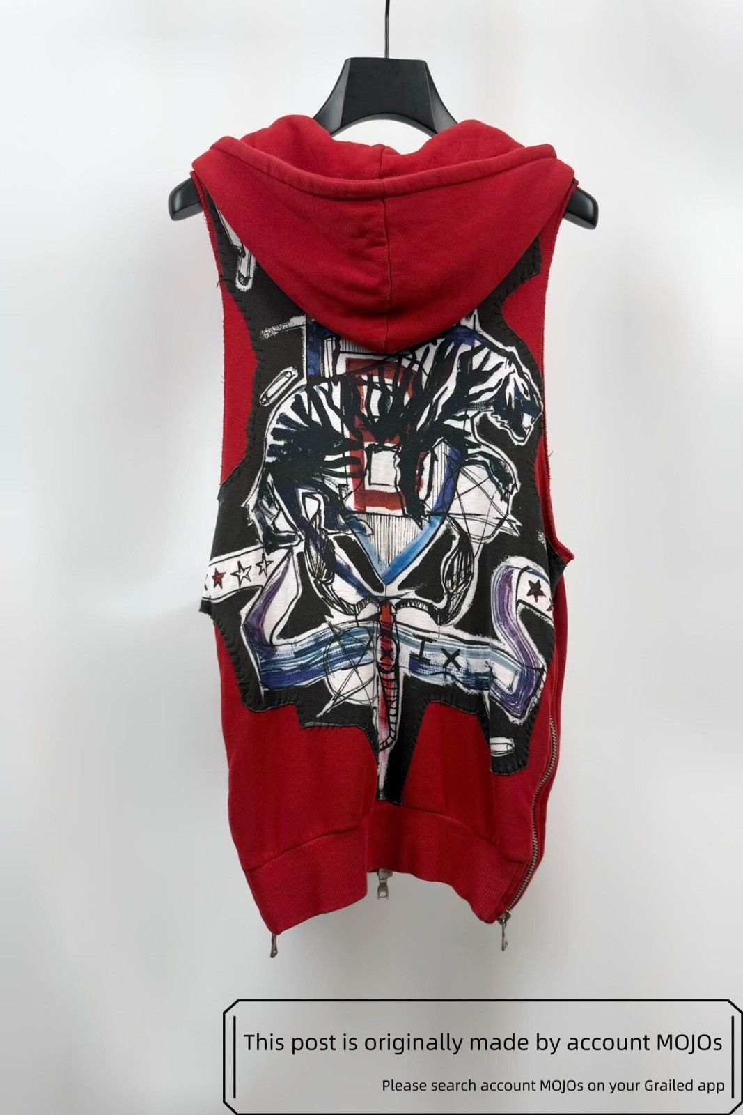 Balmain Balmain SS11 Graffiti Patchwork Tiger Hoodie Decarnin