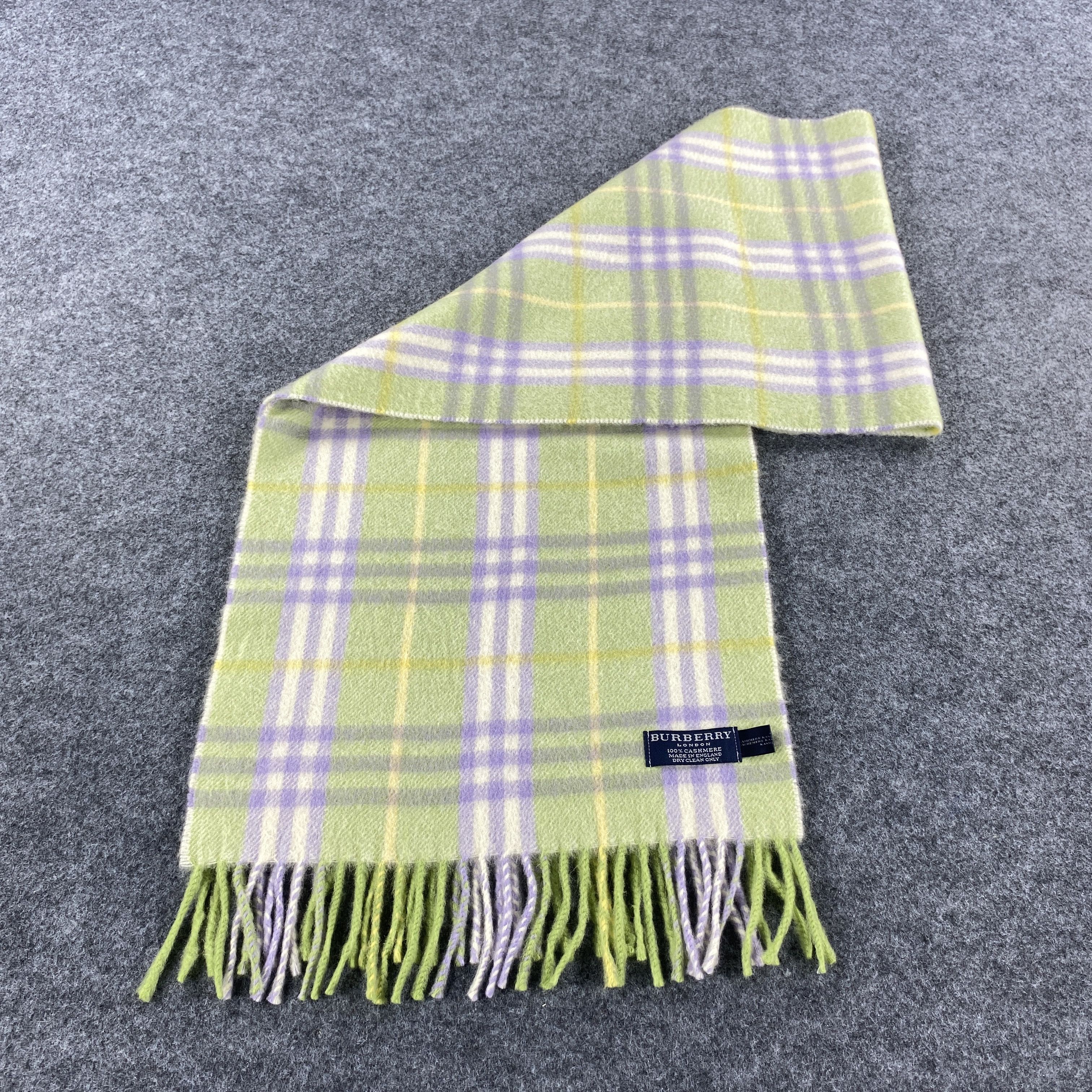 Burberry × Vintage GF10526 Burberry Scarf Neck Wear Muffler Nova Check Size ONE SIZE - 5 Thumbnail