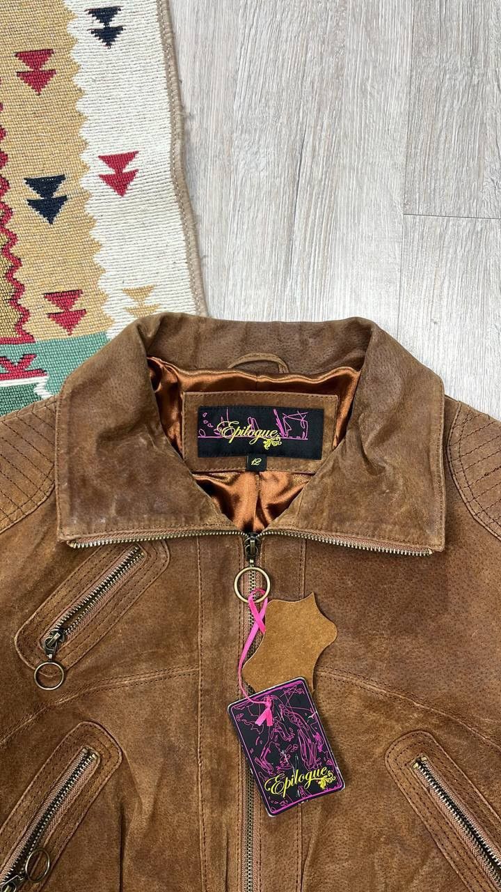 Vintage Vintage Suede Y2K Jacket NEW!!! Size S / US 4 / IT 40 - 4 Thumbnail